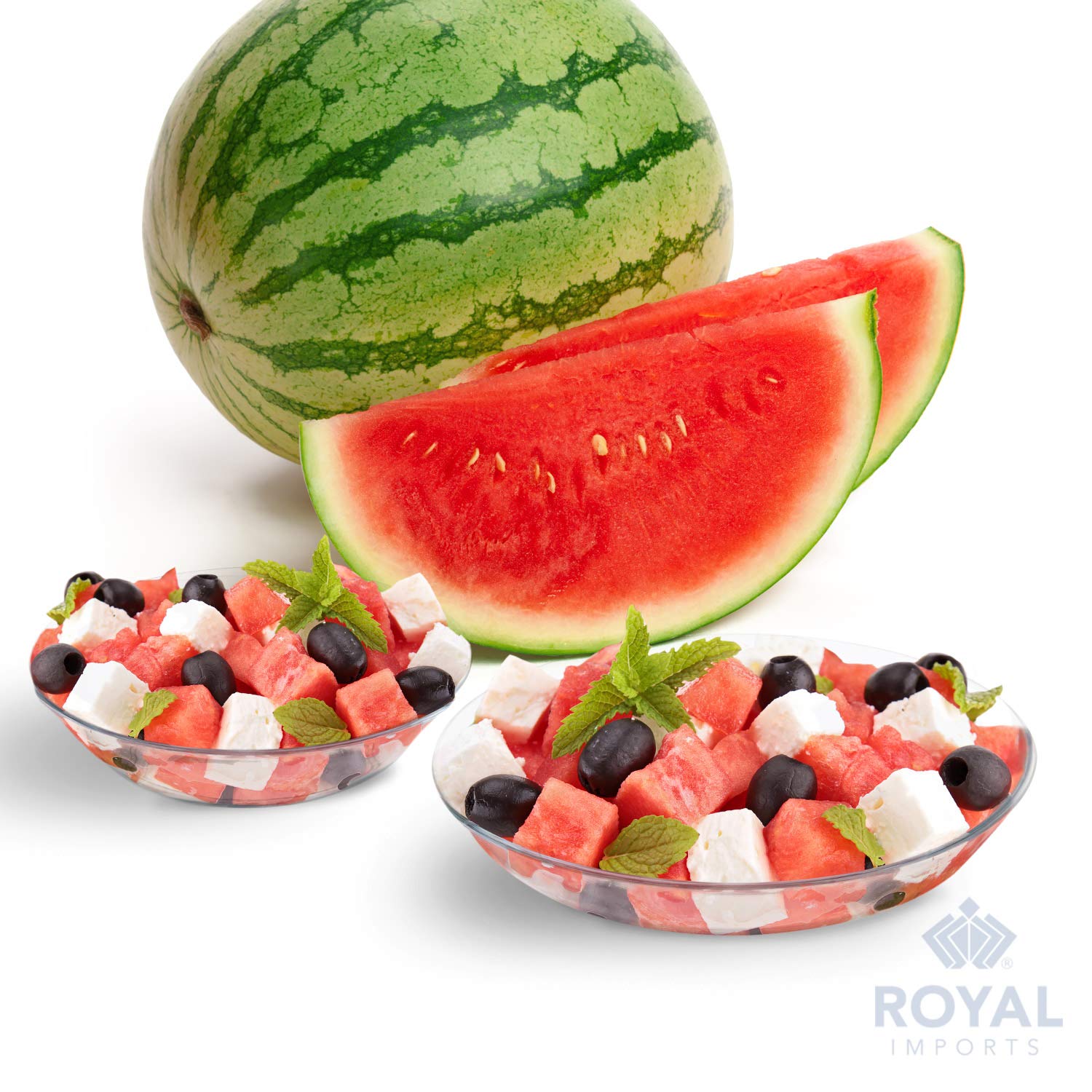 Royal Imports 10'' Clear Plastic Saucer Plant Drip Tray  Deep Pie Plate  Floral Flower Dish  Wedding  Party  Home and Holiday Decor  6 Pack