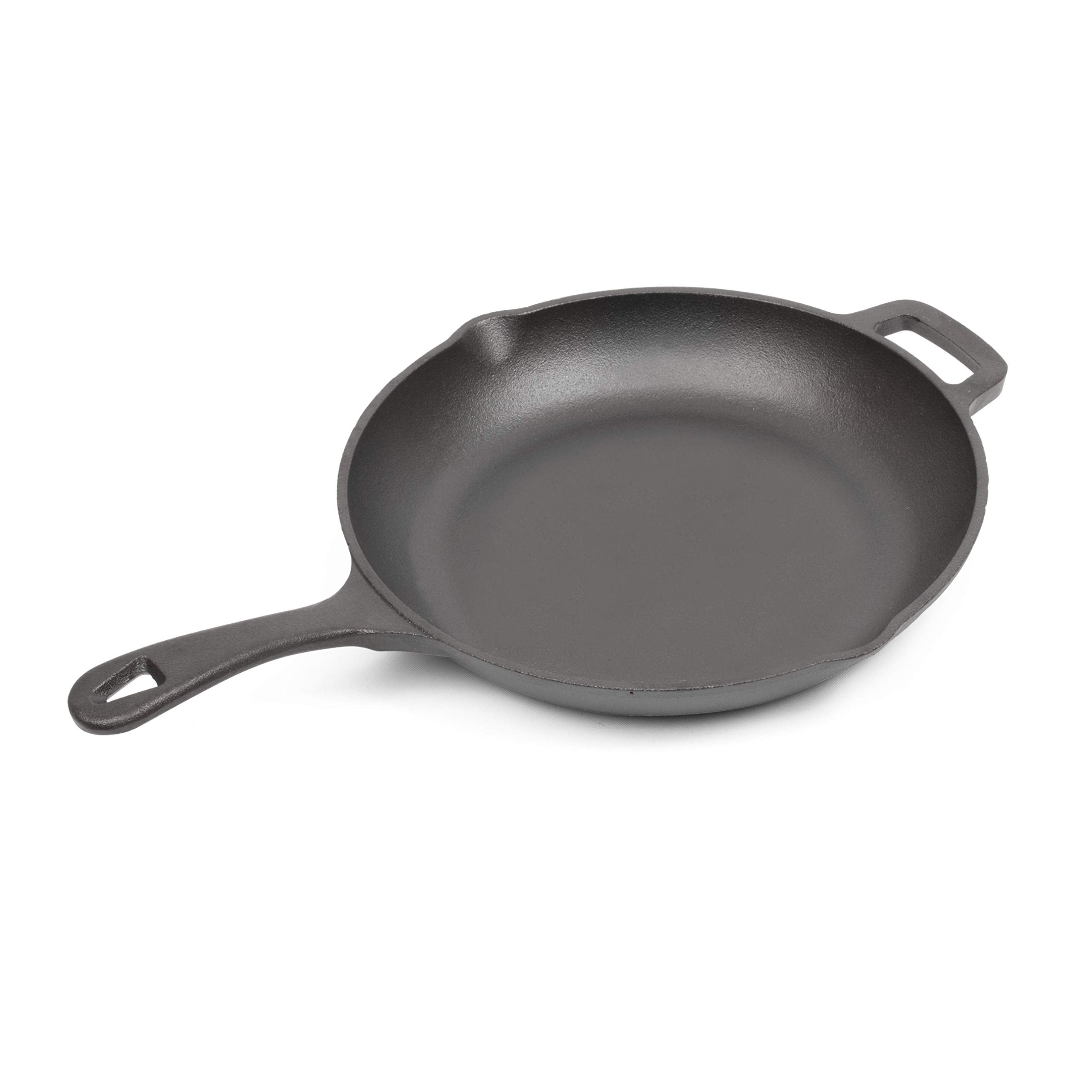 Commercial Chef 10 Inch Cast Iron Skillet, Pre-Seasoned Cast Iron Pan With Dual Pour Spouts