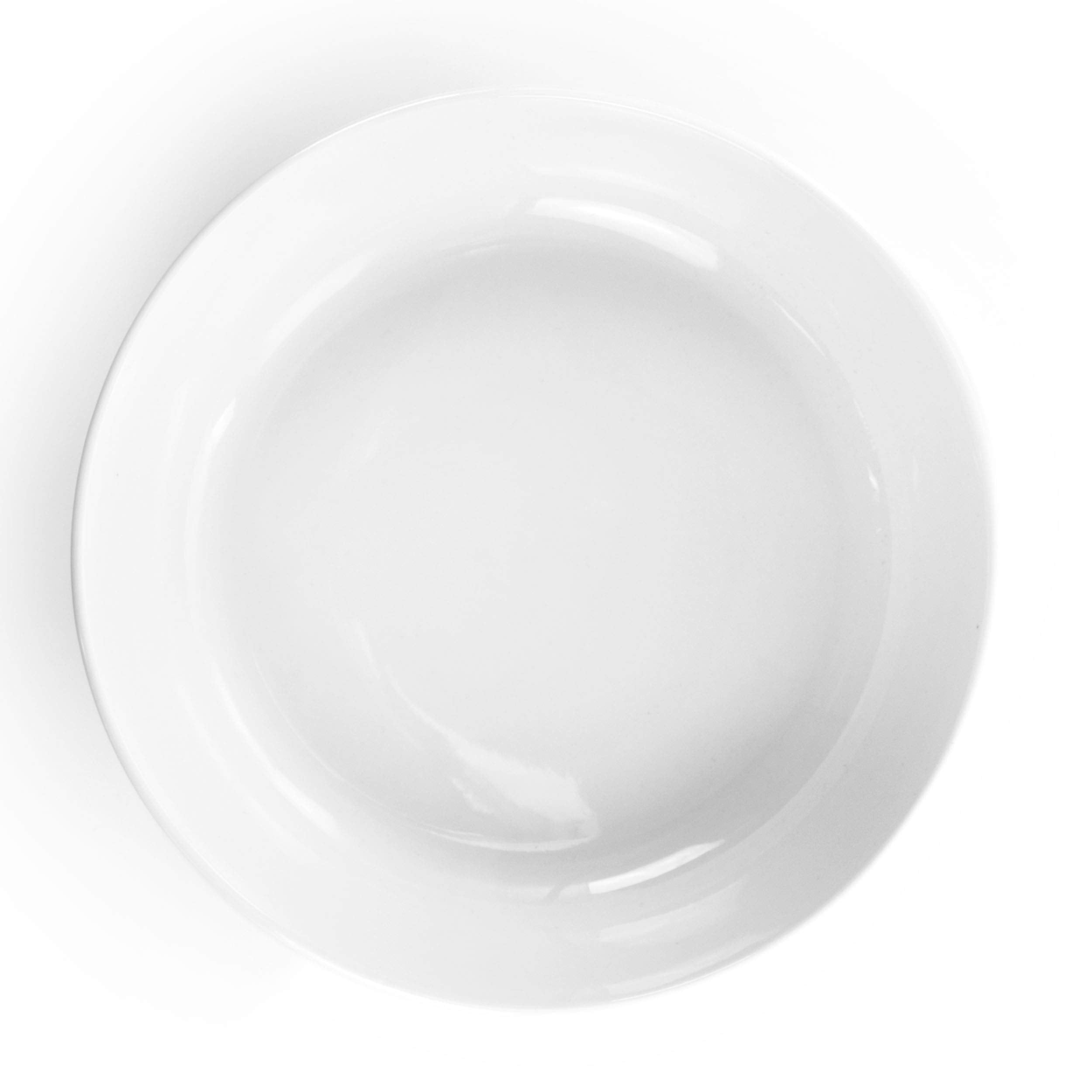 Elama White Porcelain Dish Dinnerware Set, 18 Piece, Carey