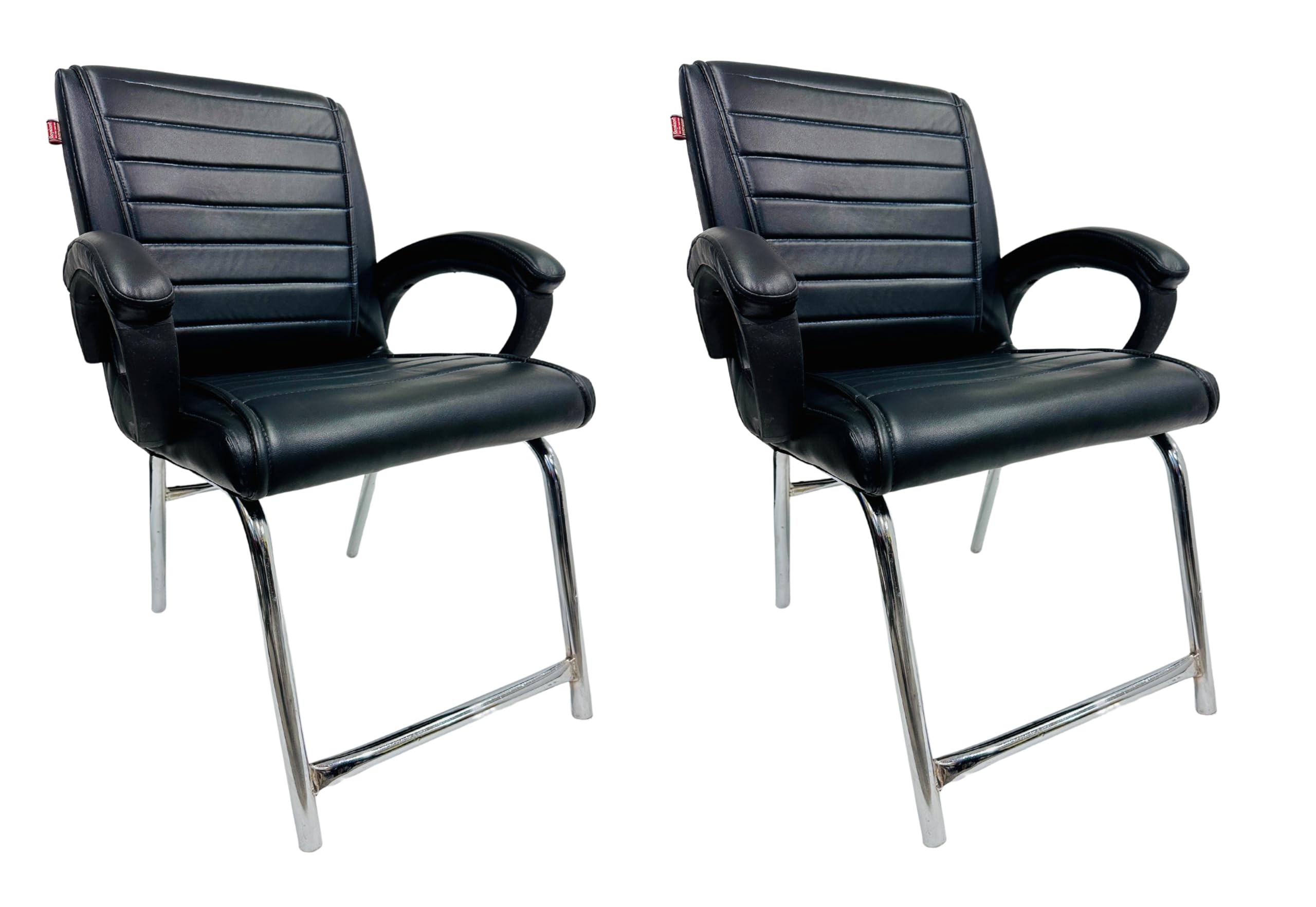 Kithania Executive Office Home Study Chair Library Chair With Cushioned Arm Rest & Seat Back, Reception Or Conference Room Seati