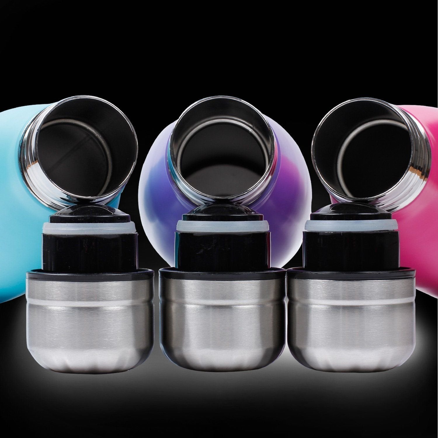17 Oz. Double Wall Vacuum Insulated Stainless Steel Water Bottle Travel Mug Cup Ot Occupational Therapy Medical Symbol (Light-Bl