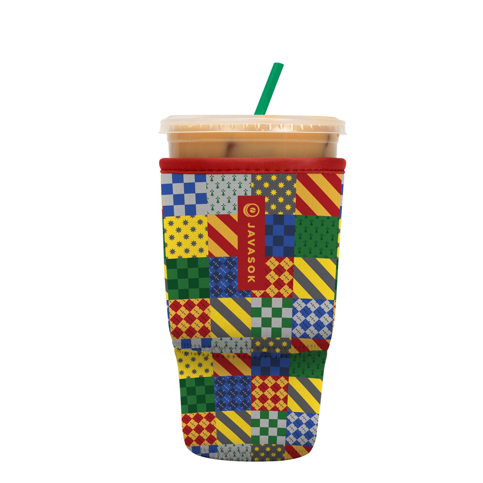 Sok It JavaSok Iced Coffee & Cold Soda Insulated Neoprene Cup Sleeve (House Rules, Large: 30-32oz)