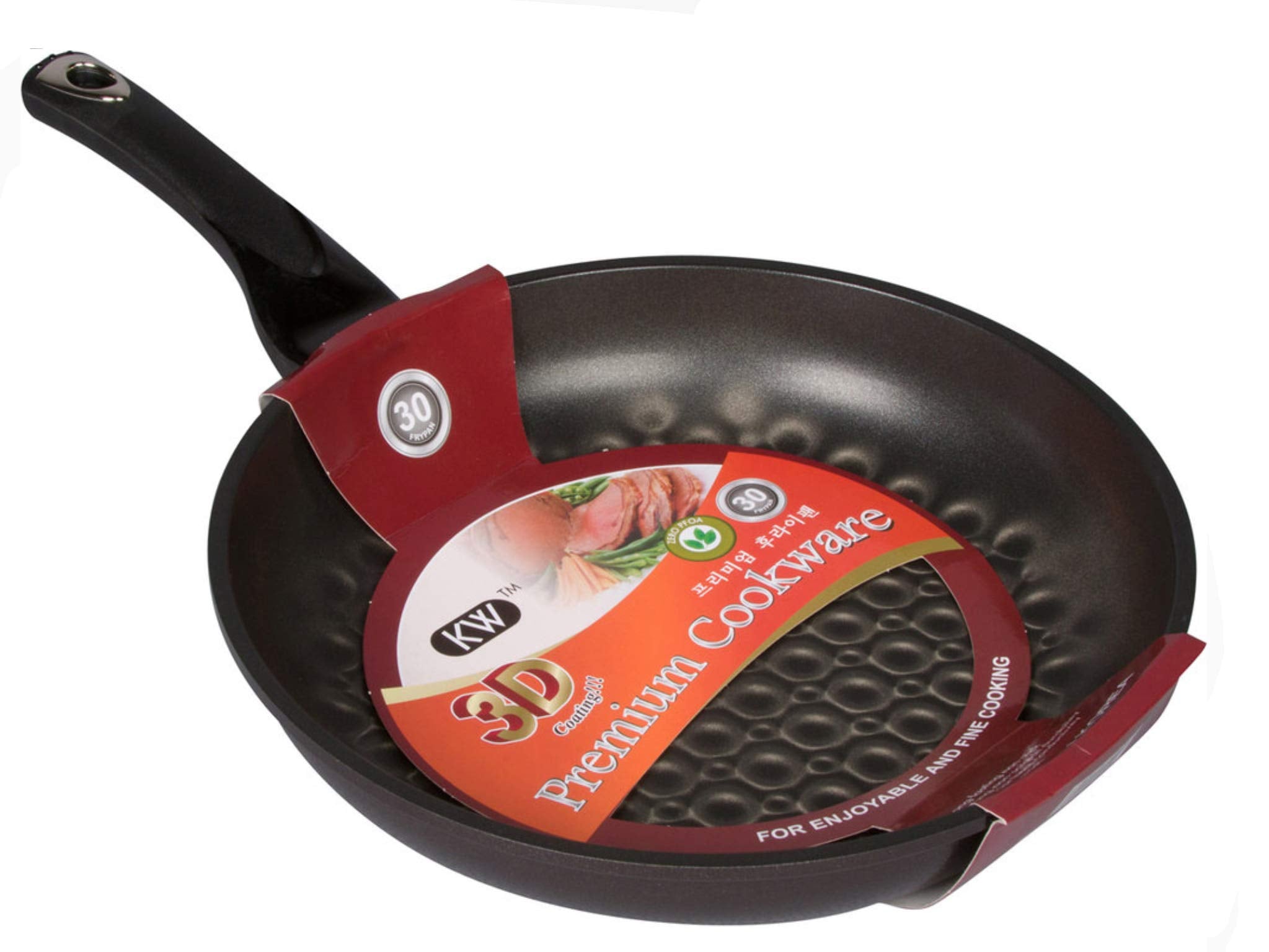 3D Marble Non-Scratch, Non-Stick Coating Fry Pan, 20Cm. Made In Korea.