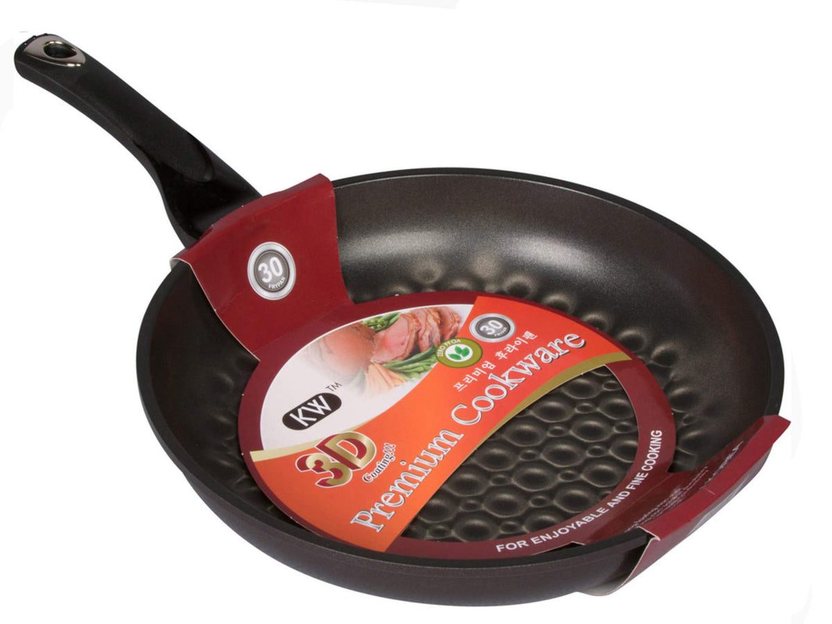 3D Marble Non-Scratch, Non-Stick Coating Fry Pan, 20Cm. Made In Korea.