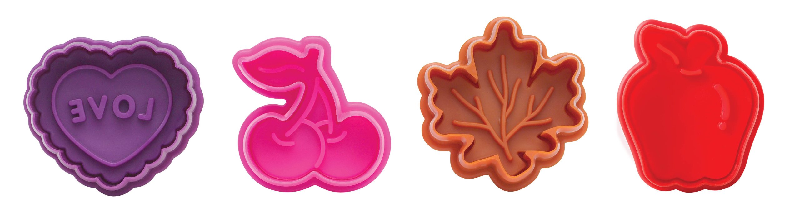 Mrs. Andersons Baking Pie Crust Cookie Cutters, Bpa Free, Set Of 4