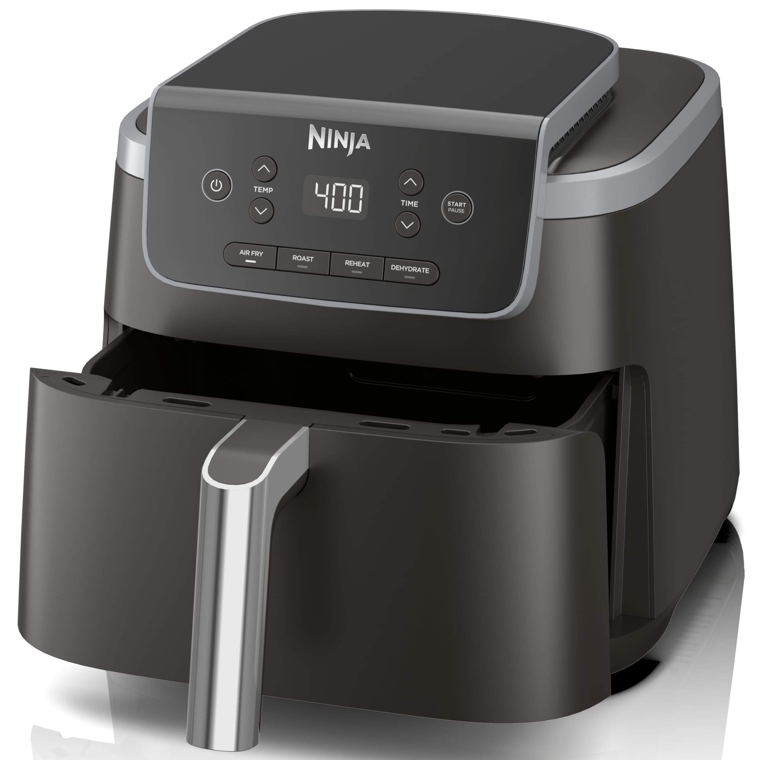Ninja Air Fryer Pro 4-In-1 With 5 Qt Capacity, Air Fry, Roast, Reheat, Dehydrate, Air Crisp Technology With 400F For Hot, 120 Vo