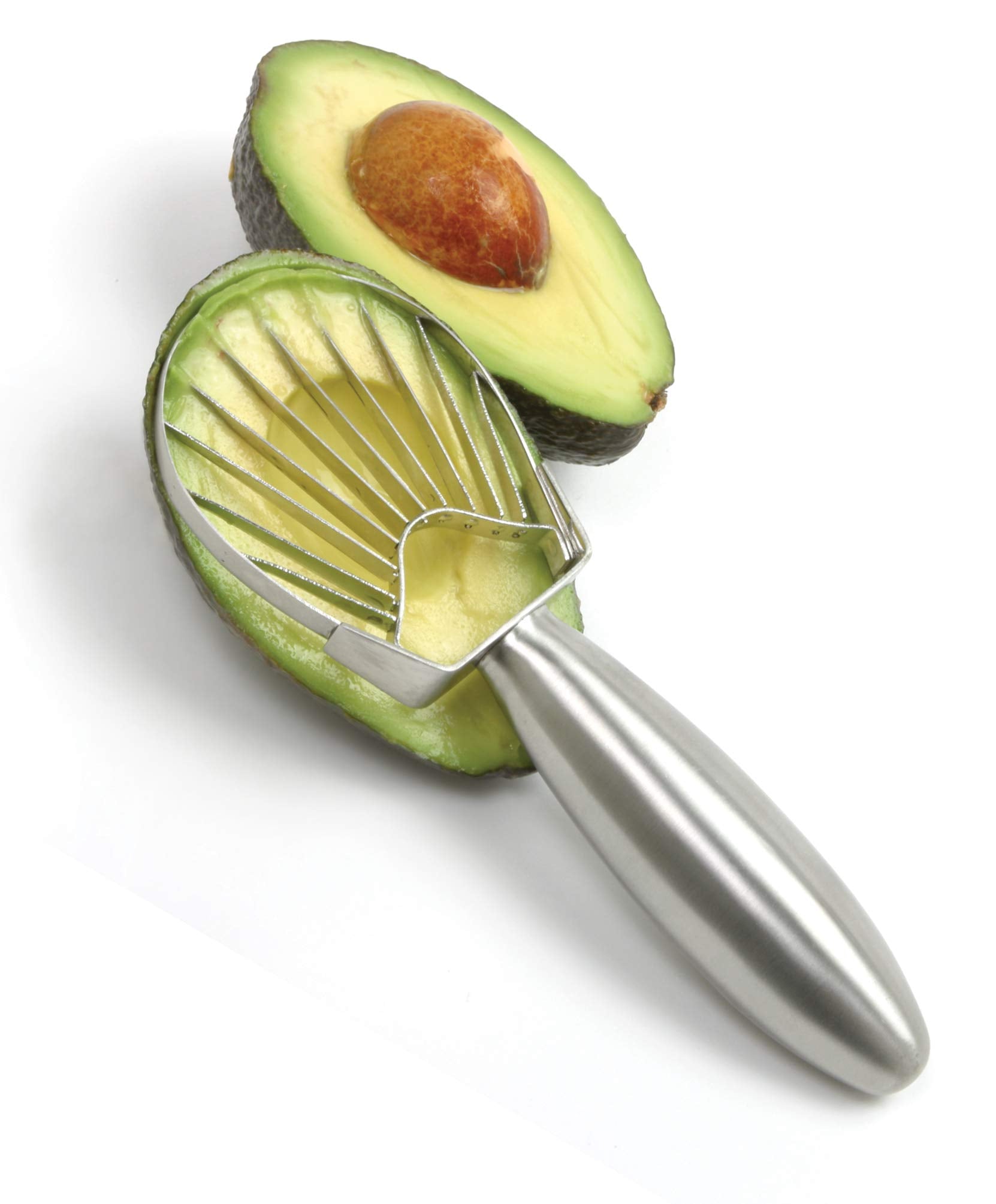 Norpro Stainless Steel Avocado Slicer, 7'' X 2.5'' X .75''