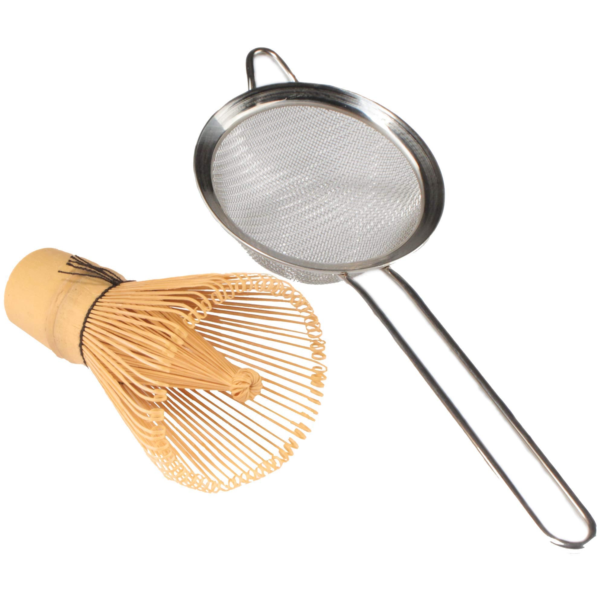 Bamboomn Matcha Whisk And Tea Strainer - Japanese Tea Ceremony Set