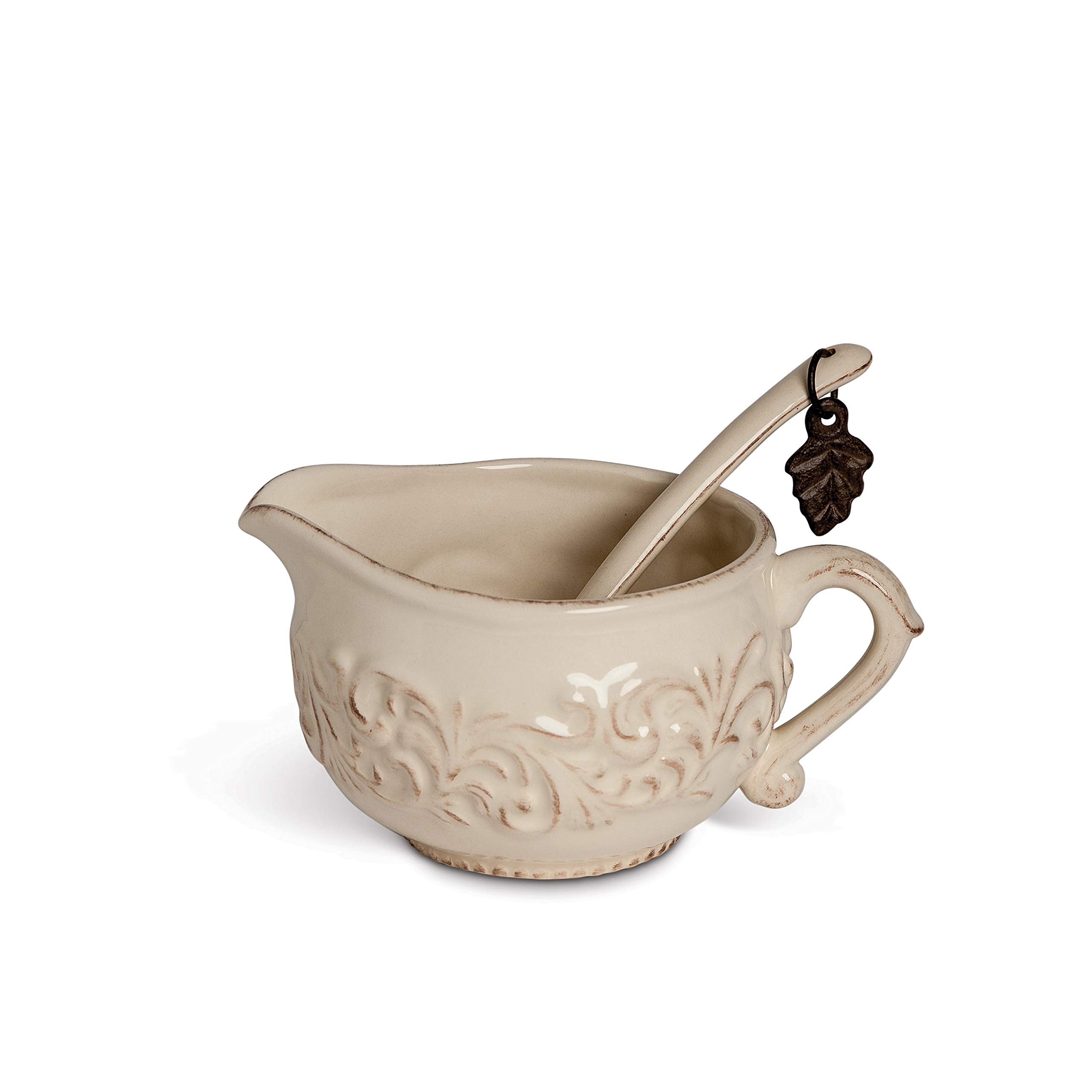 Gg Collection Sauce Boat With Ladle