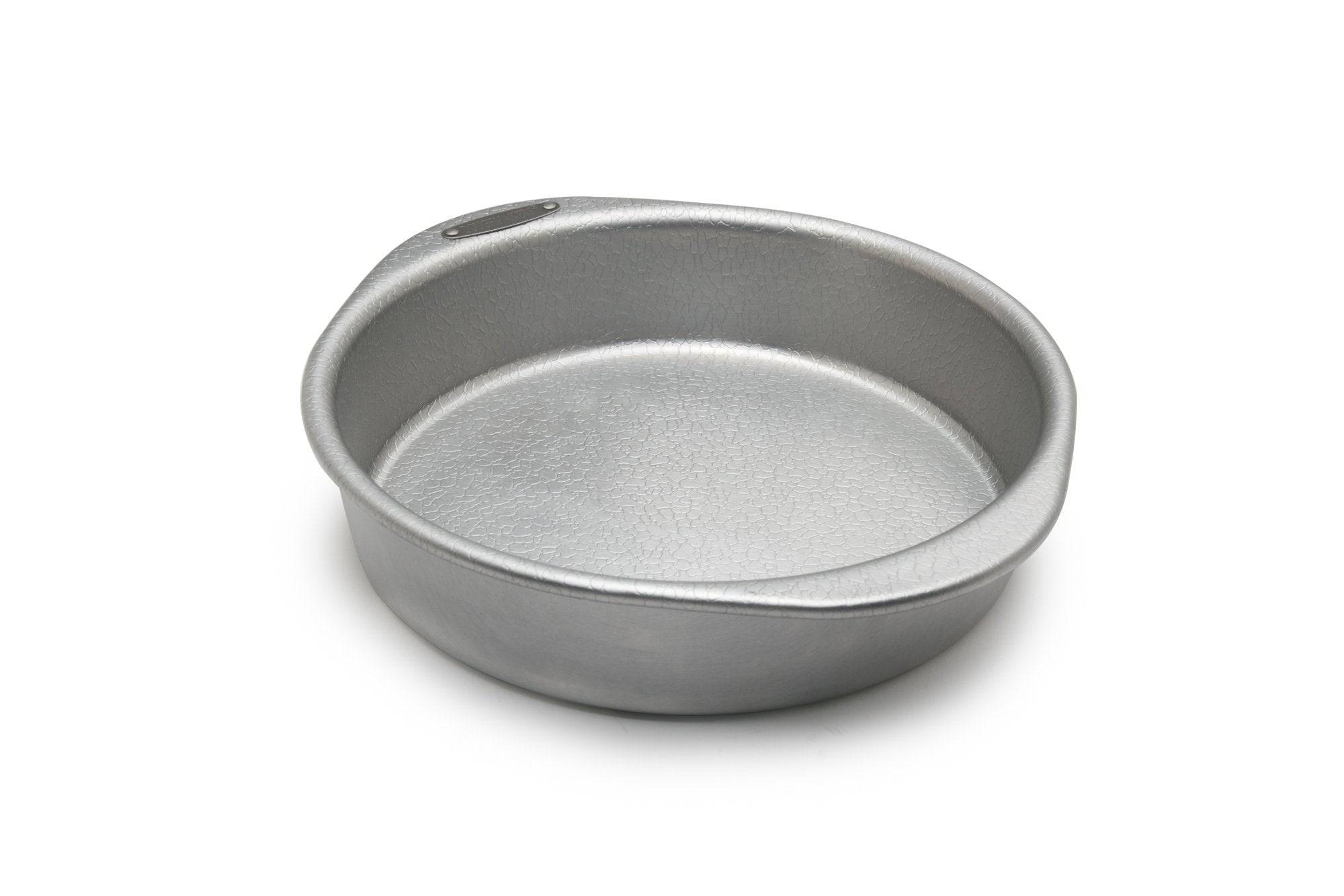 Doughmakers 9'' Round Cake Commercial Grade Aluminum Bake Pan, Silver