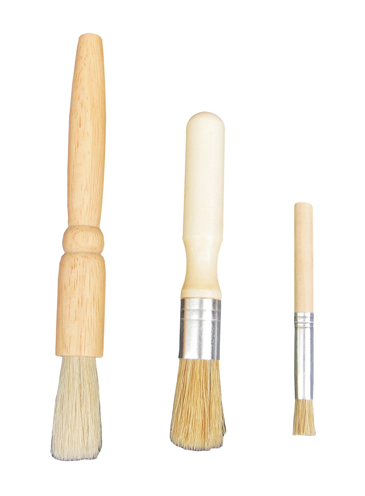 Coffee Grinder Cleaning Brush 3Piece Set, (7.3''-5.7''-4''), Espresso Equipment Dusting And Maintenance Brushes, Coffee Powder B