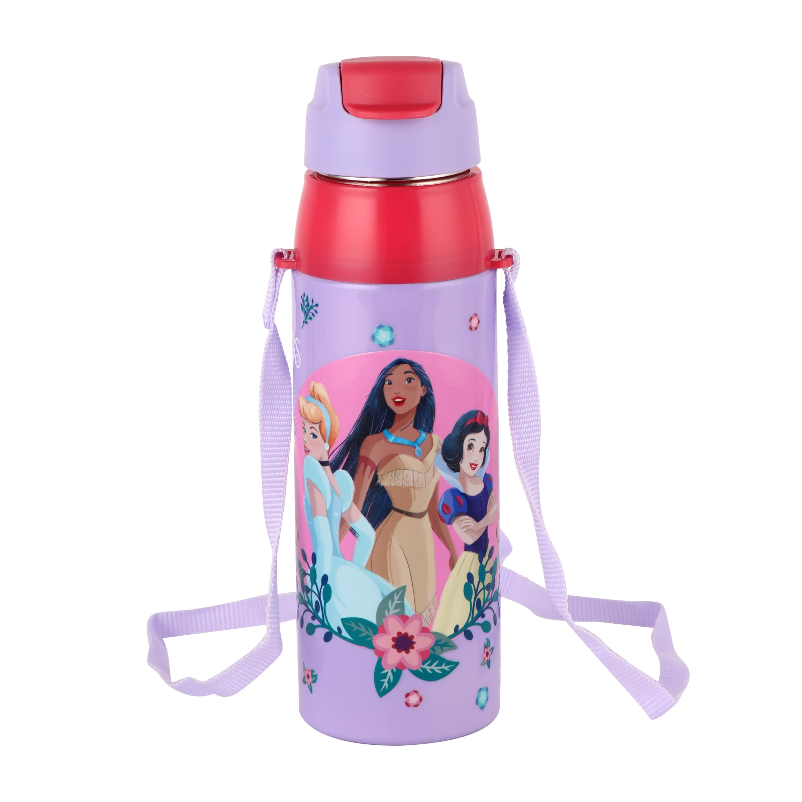 Cello Plastic Kidzbee Era 600 Dream Weavers Kids Water Bottle, 520Ml, Lavender | Pu Insulation & Bpa Free | 3D Touch & Feel Desi