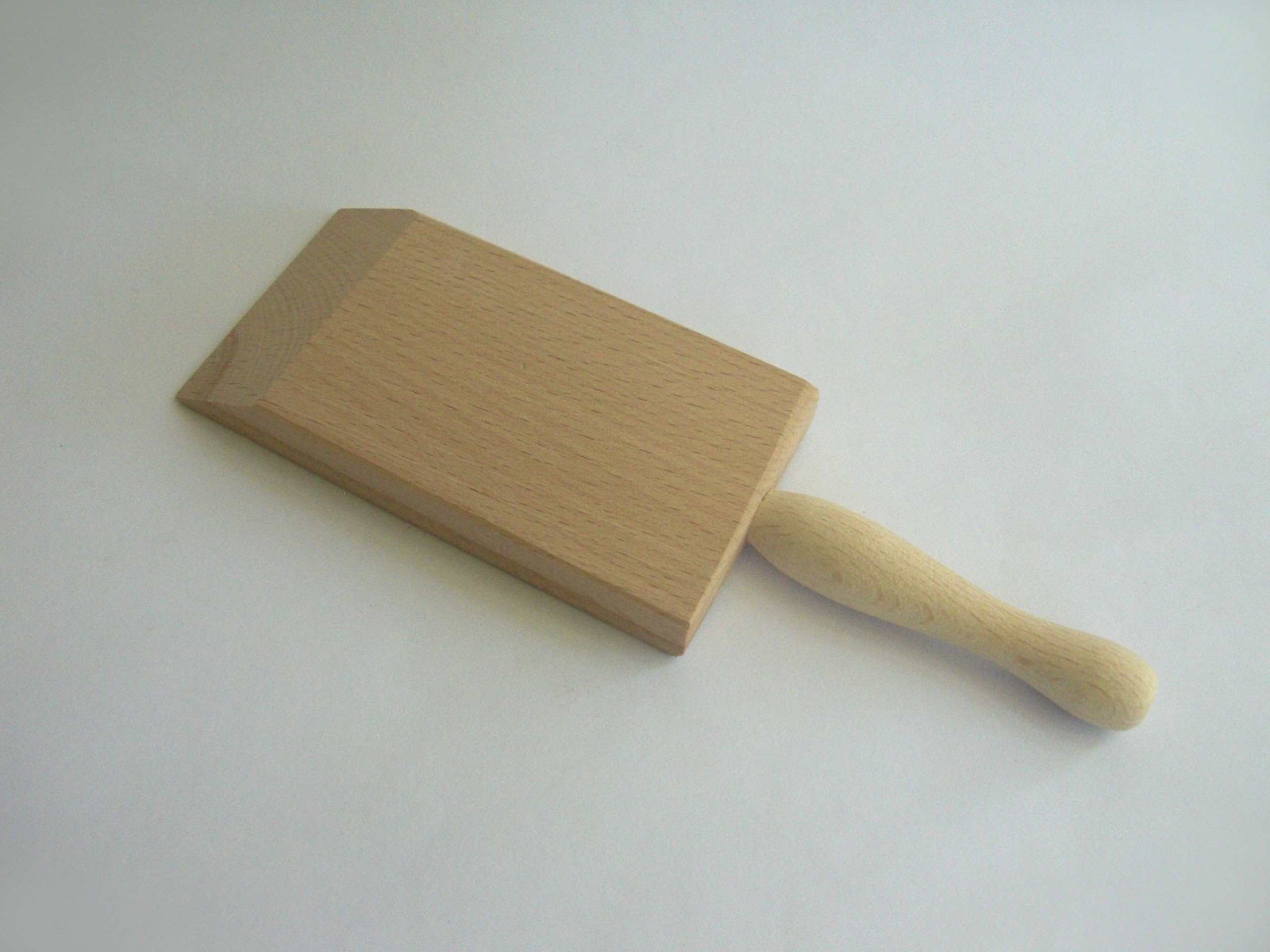 Tredoni Professional Gnocchi Wood Paddle Slanted Ridge Board Pasta Maker 2.4X4.8'' (6X12 Cm)