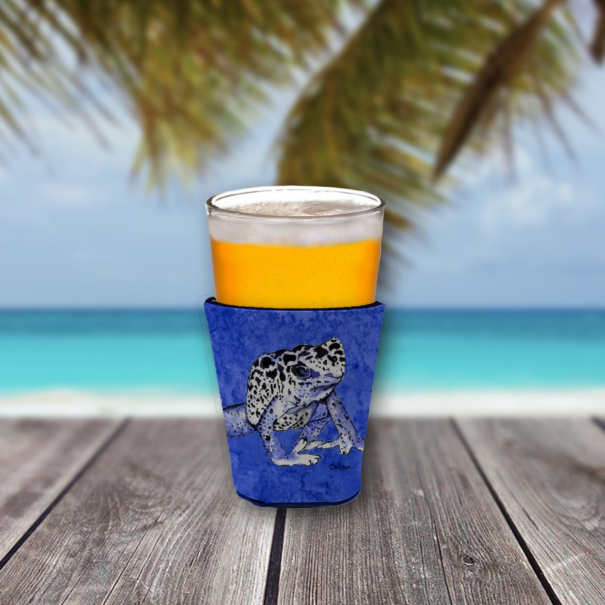 Frog  Red Solo Cup Beverage Insulator Hugger