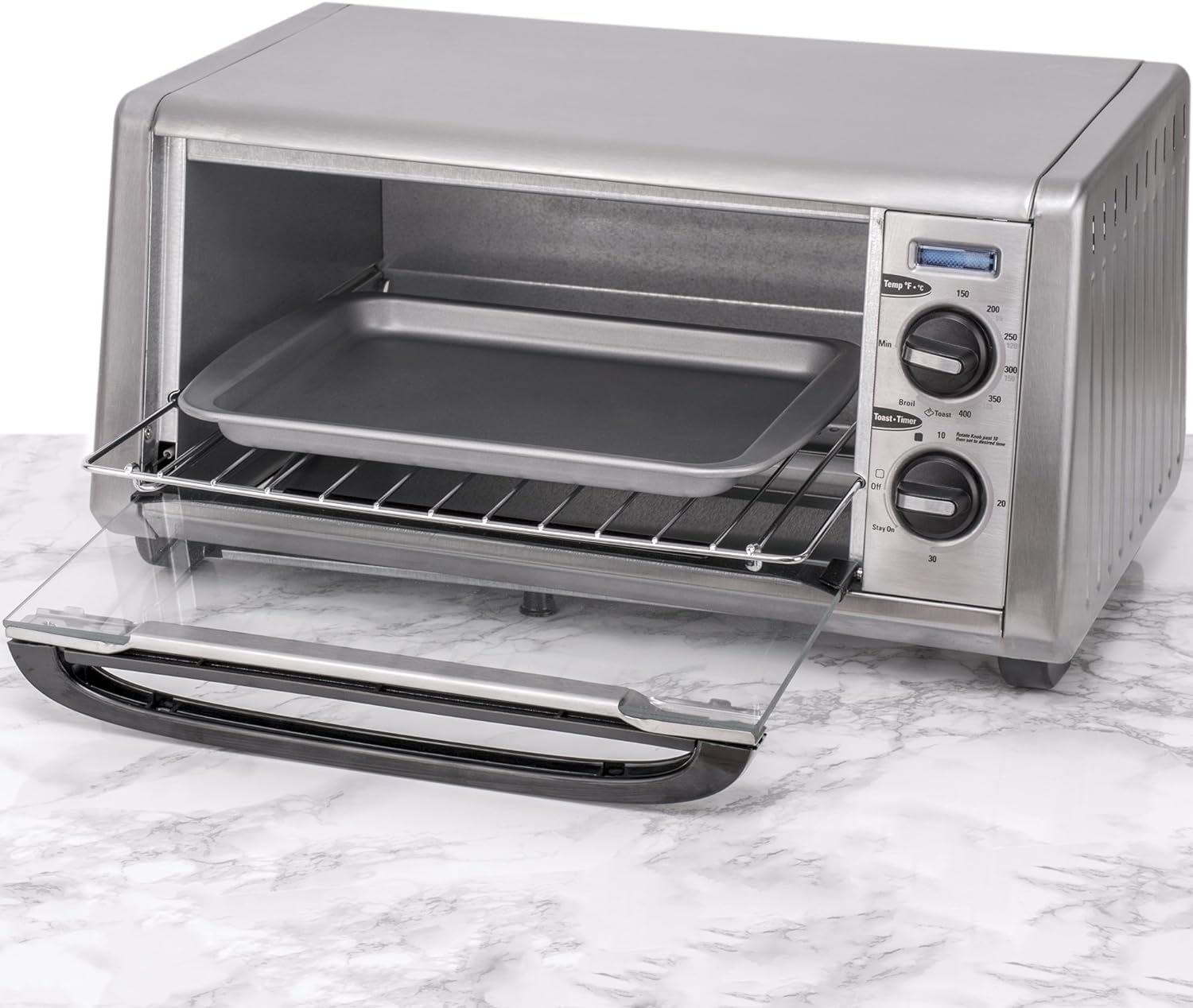 G & S Metal Products Company Ovenstuff Nonstick Toaster Oven Cookie Pan, 8.5 Inches By 6.5 Inches