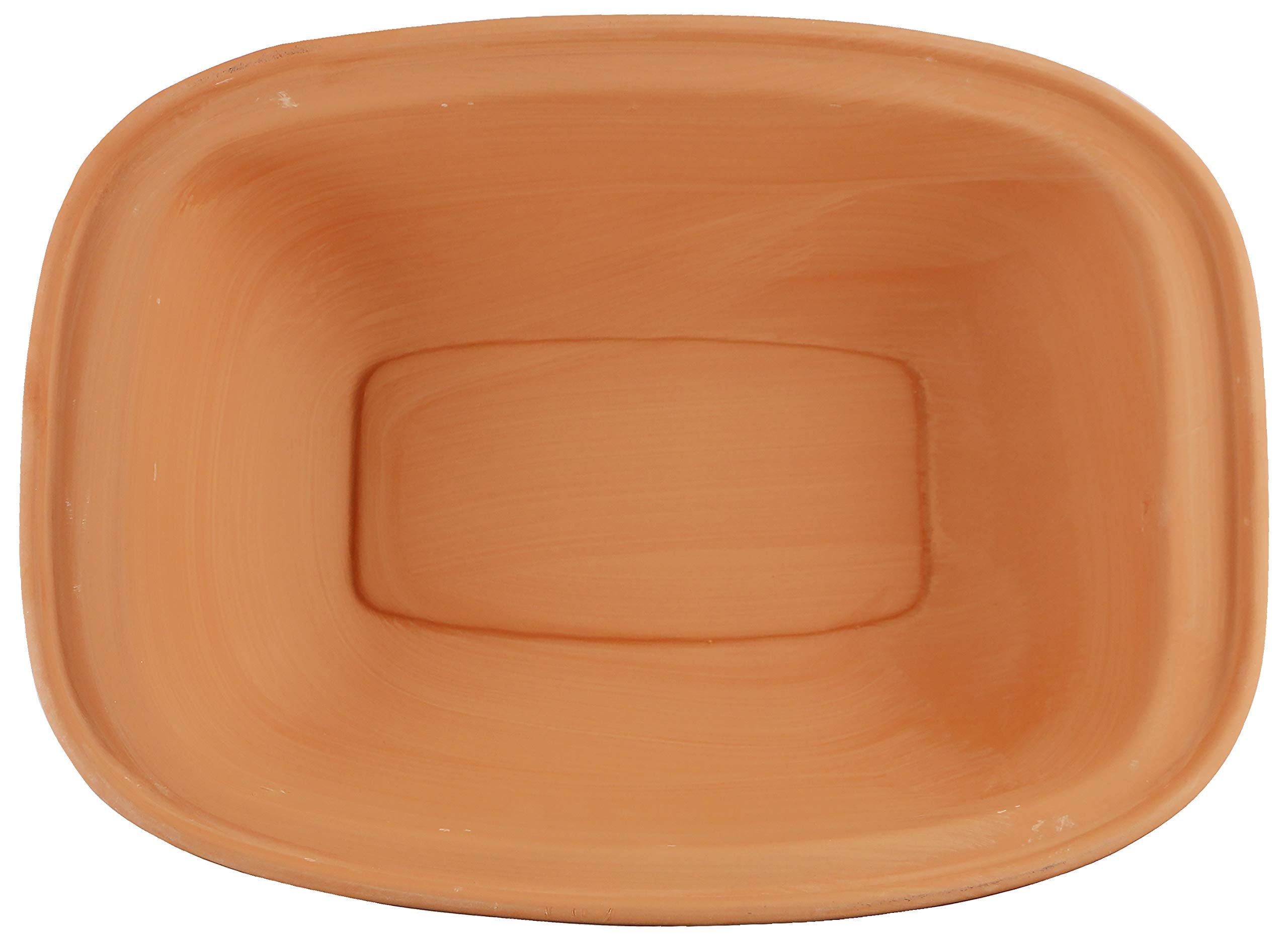 Eurita Clay Roaster, Non-Stick Dutch Oven, Healthy Clay Pot Cooking, Clay Baker,With Free Recipe Guide, 4 Quarts