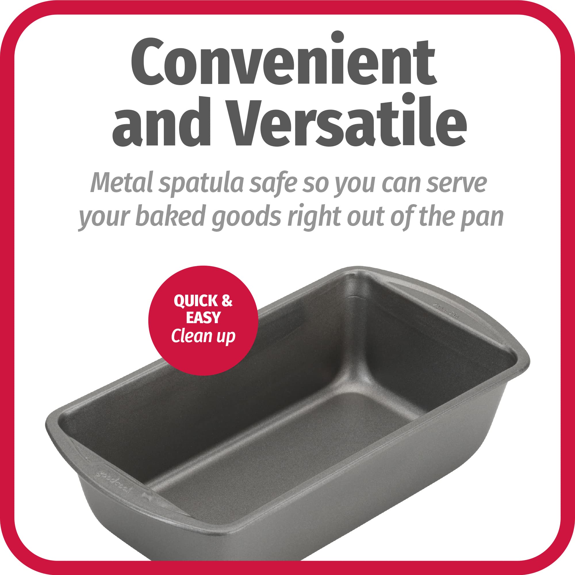 Good Cook 9 X 5 Steel Loaf Pan, 2Pk