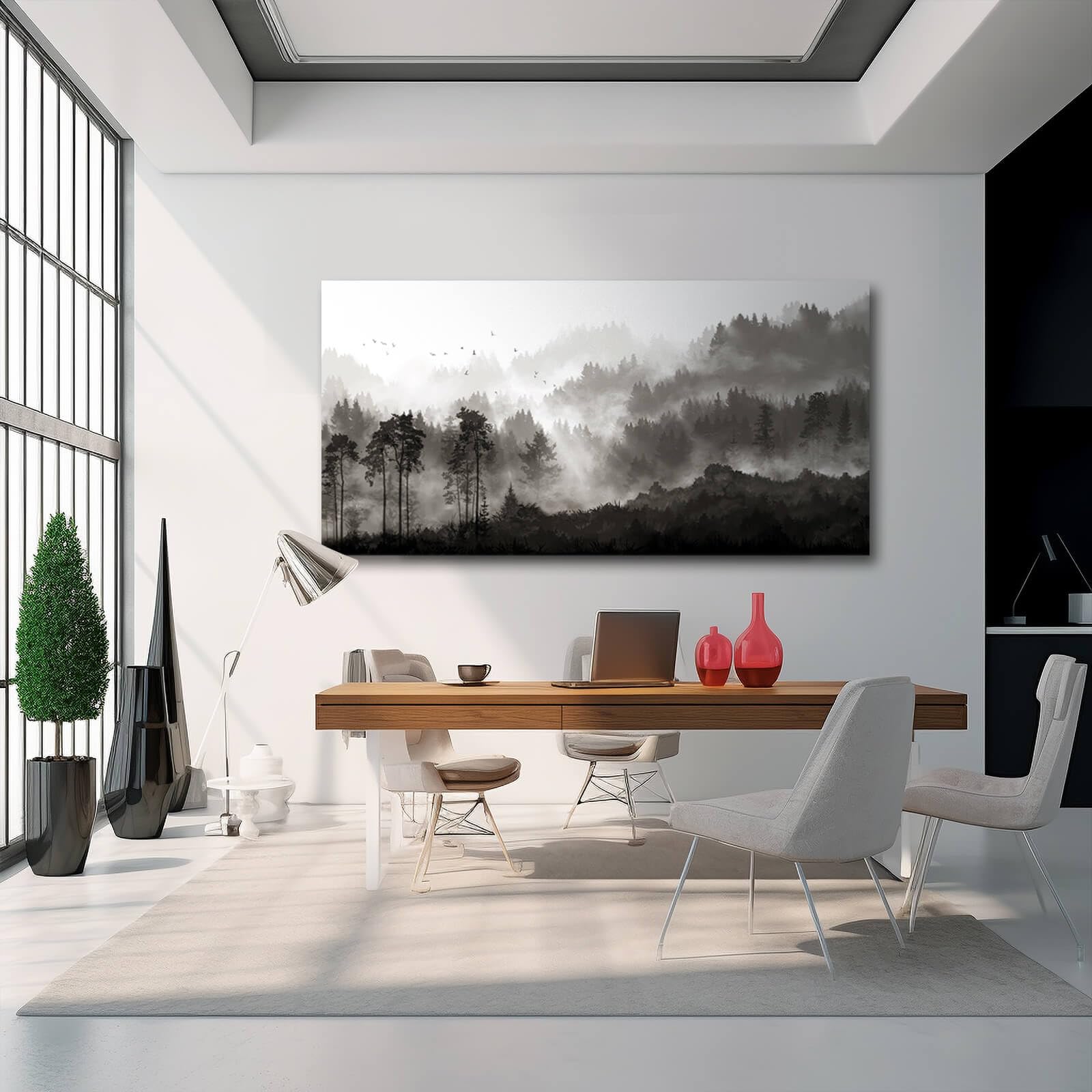 Yjyart Large Artwork For Living Room Wall Canvas Art Mountains Nature Painting Artwork For Bedroom Kitchen Dining Room Modern Ho