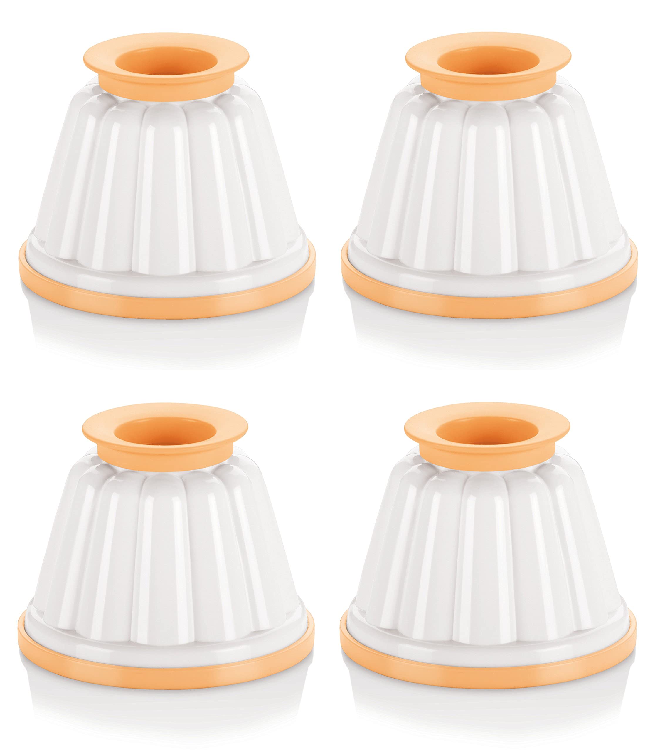 Tescoma 630590.00 Pudding Molds, Custard Mould, Set Of 4 Cups With Lid