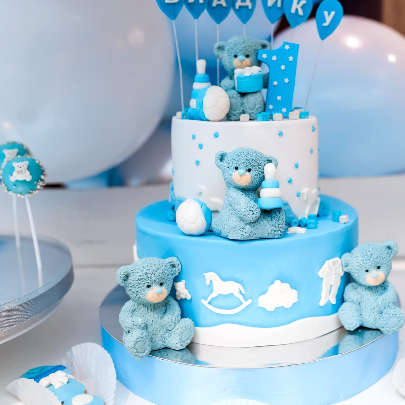 Bear Silicone Fondant Molds Silicone Bear Chocolate Molds For Baby Shower Cupcake Topper Cake Decoration