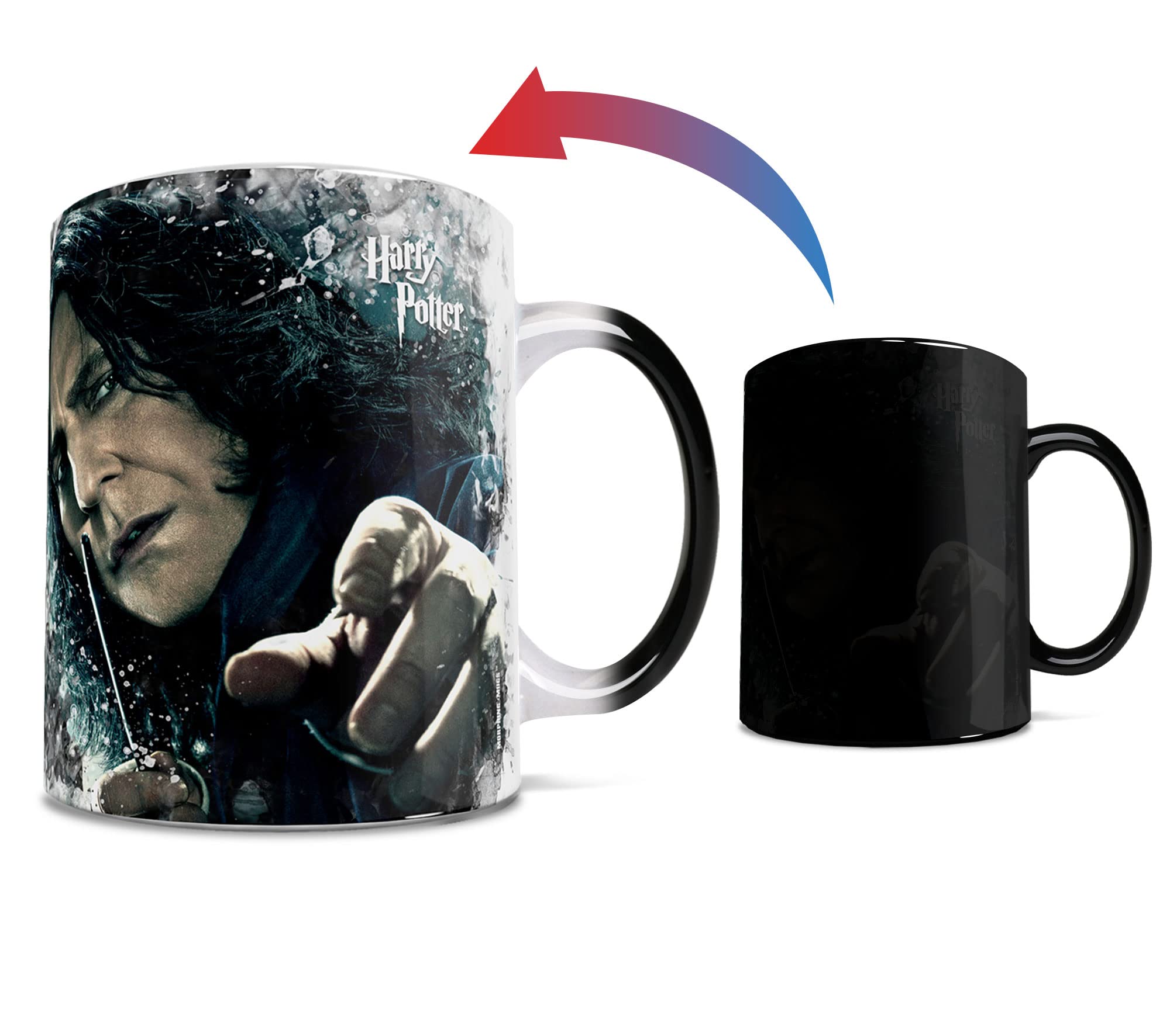 Morphing Mugs Harry Potter (Snape) Ceramic Mug, Black