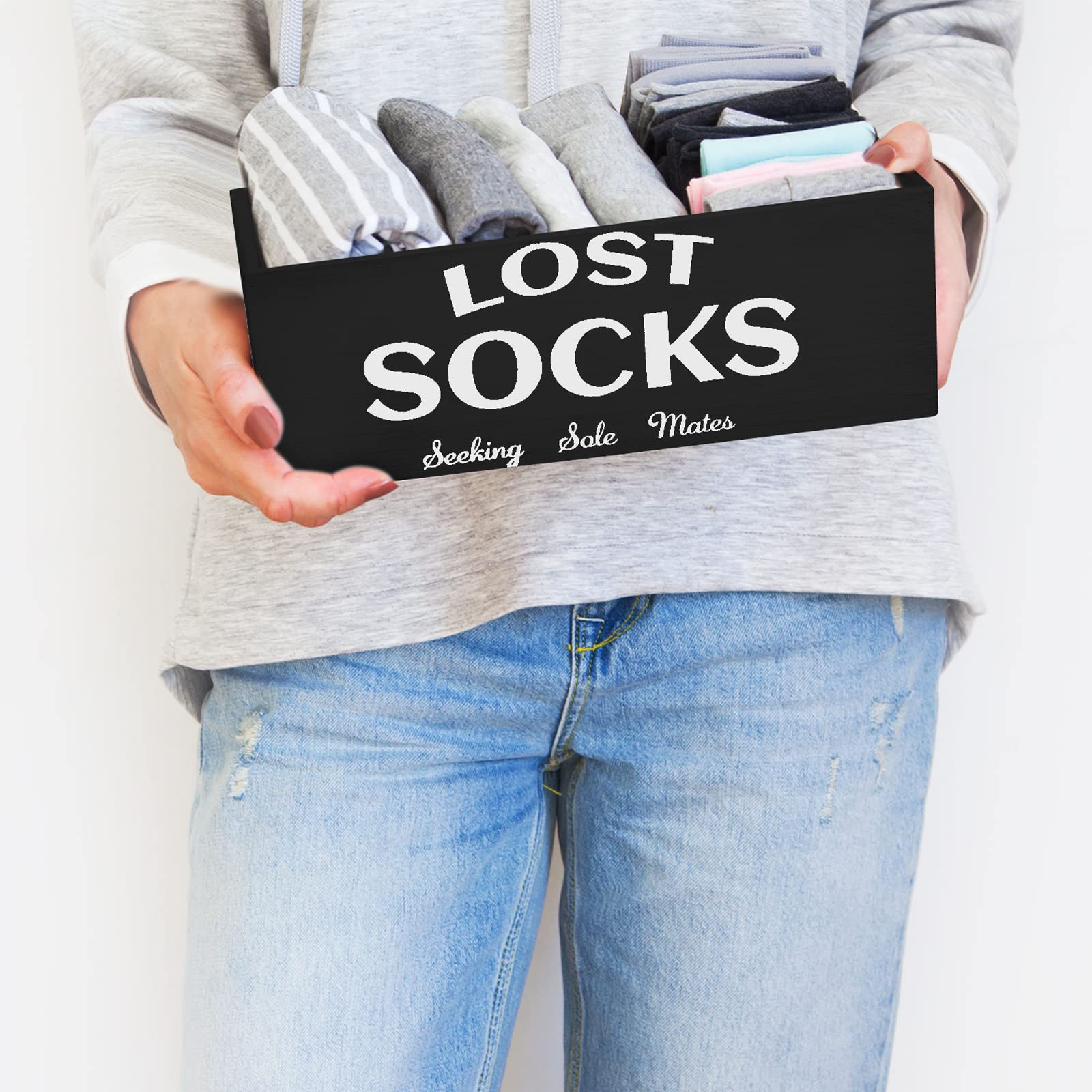 Lost Socks Basket Lost Socks Sign Farmhouse Laundry Room Decor And Accessories Lost Socks Bin Laundry Room Decor Laundry Room St