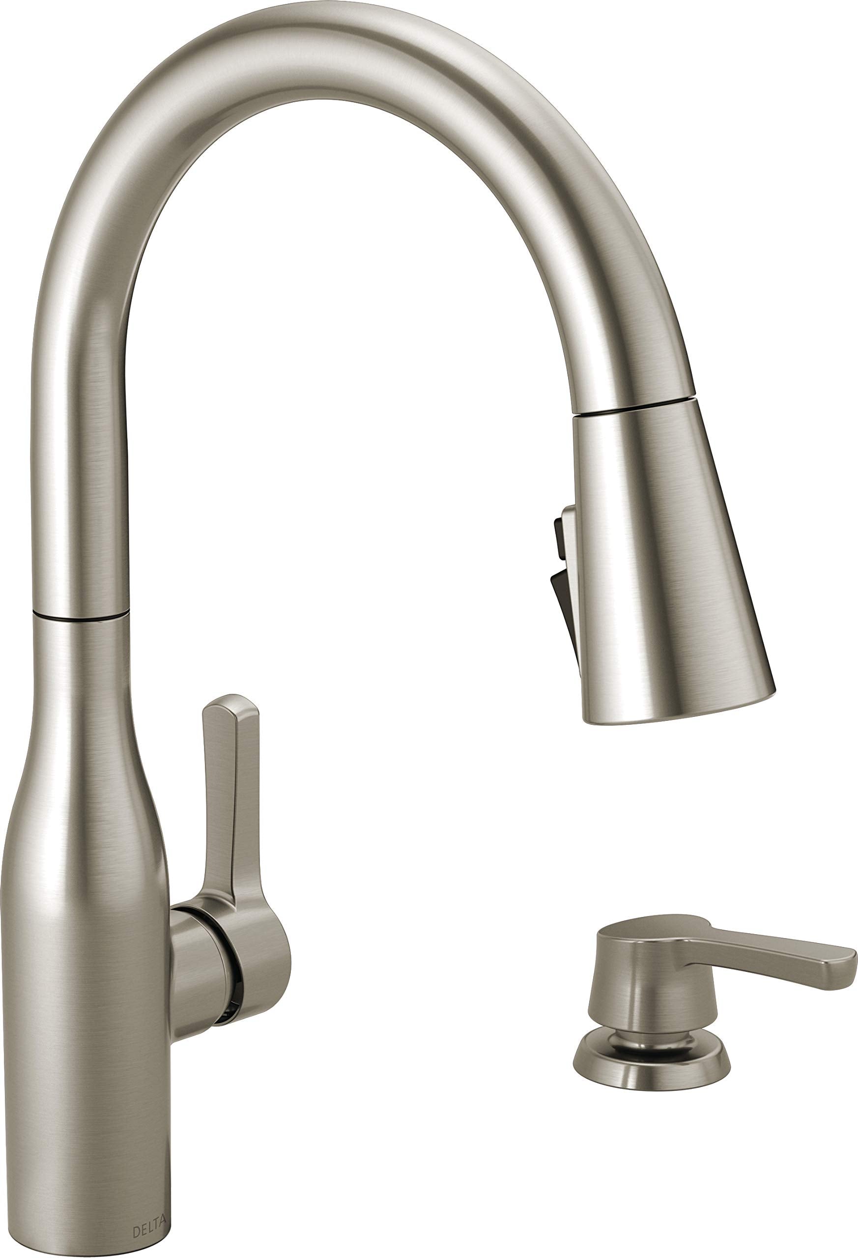 Delta 19780Z-Spsd-Dst Marca Single-Handle Pull-Down Sprayer Kitchen Faucet With Shieldspray Technology