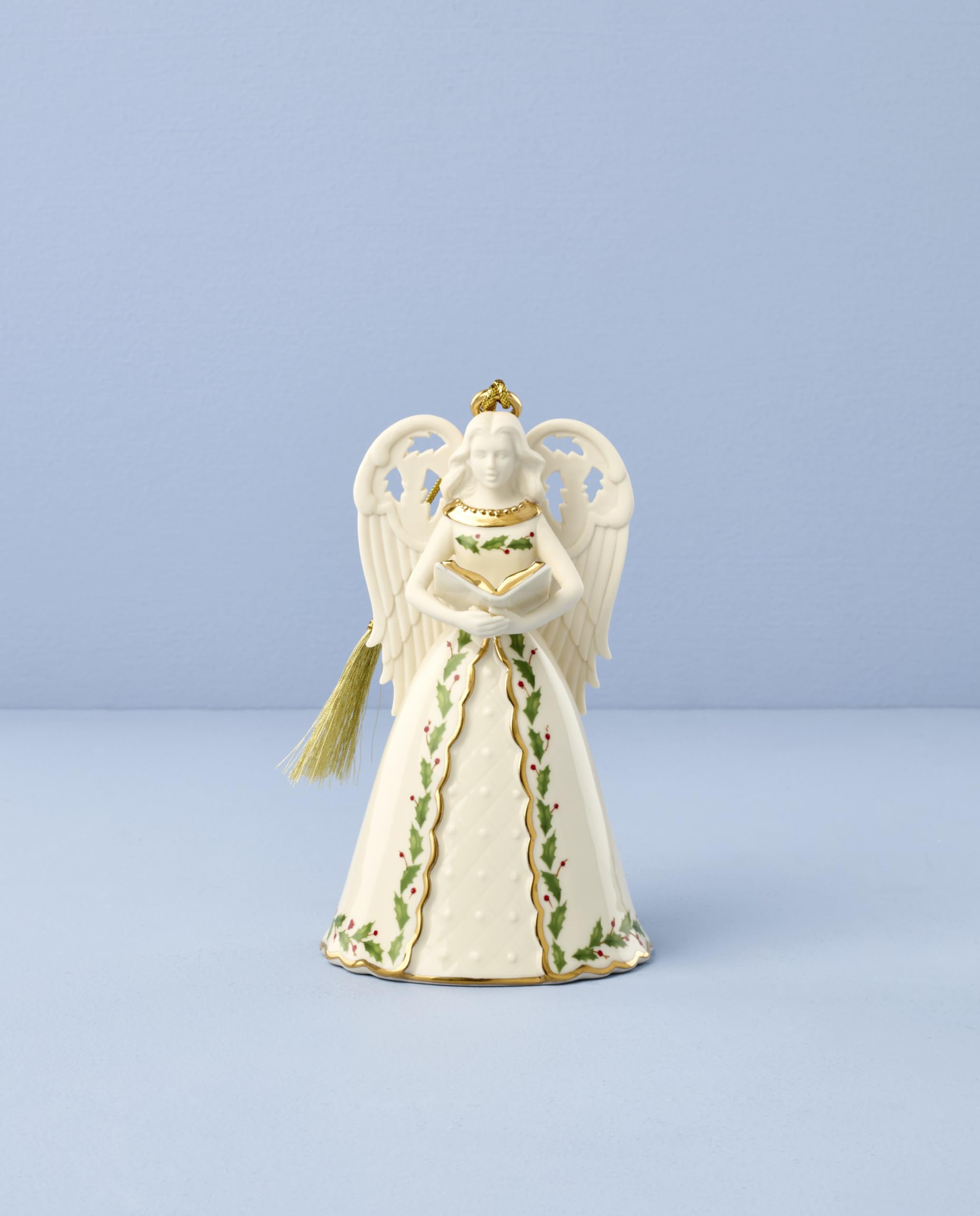 Lenox 897139 Holiday Angel Bell with Hymns Ornament, Christmas, Decorations