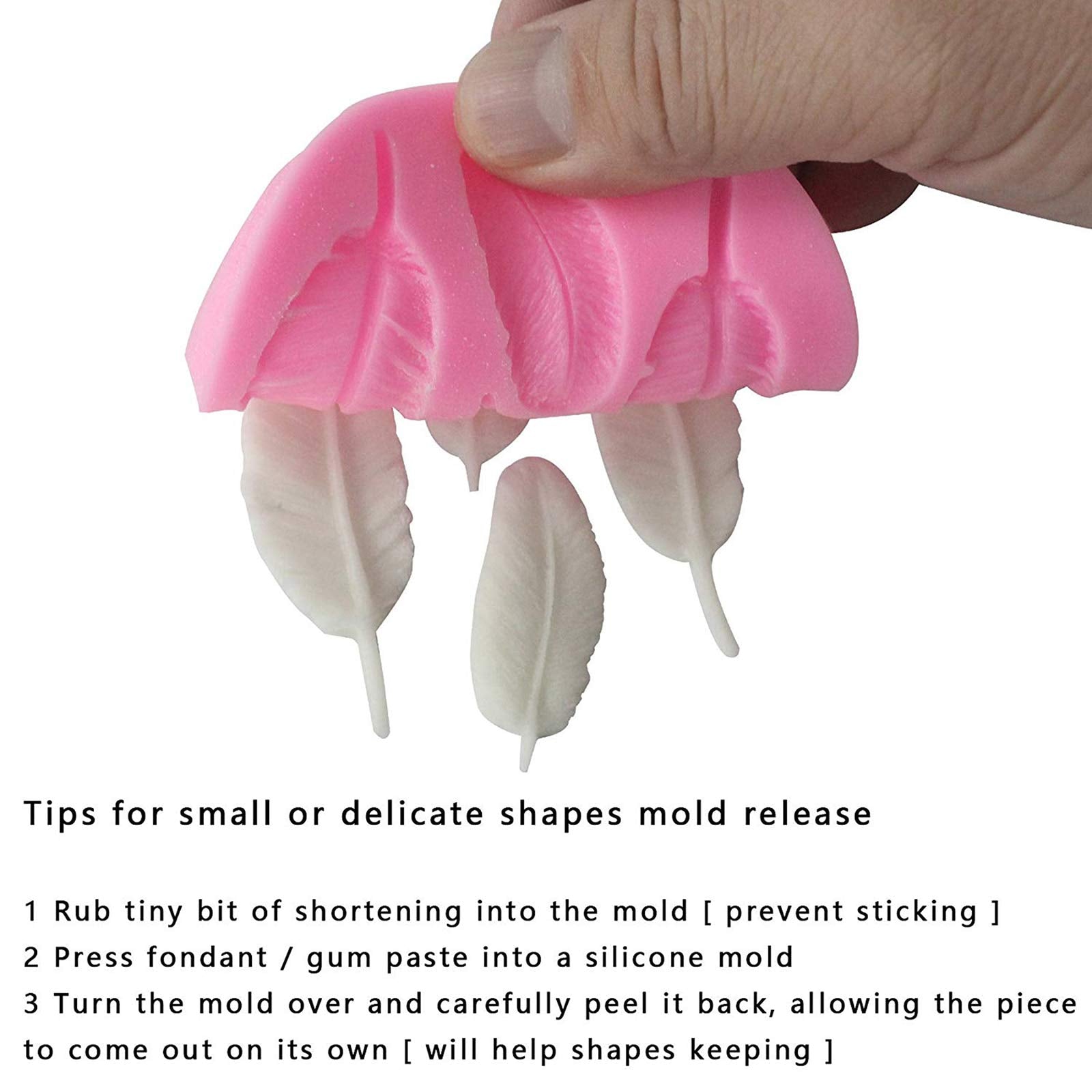 Funshowcase Bamboo Silicone Mold For Fondant Cake Border Decoration