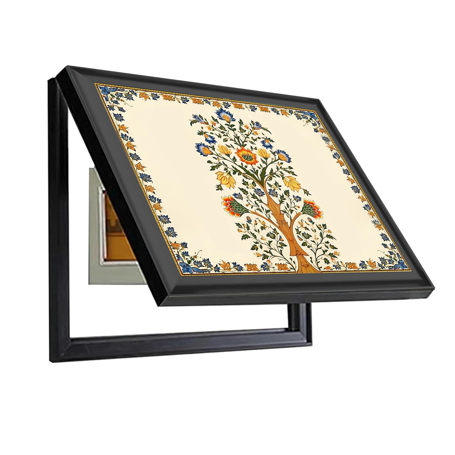 Paintingmantra Customized Upload Your Painting Or Photo Decorative Framed Wall Art Print Cover For Mcb Box, Electric Board, Mete
