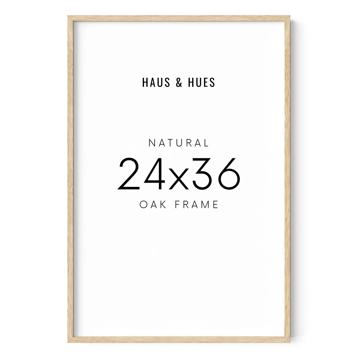 Haus And Hues 24X36 Beige Oak Wood Frame - 24X36 Natural Wood Frame Fo ...