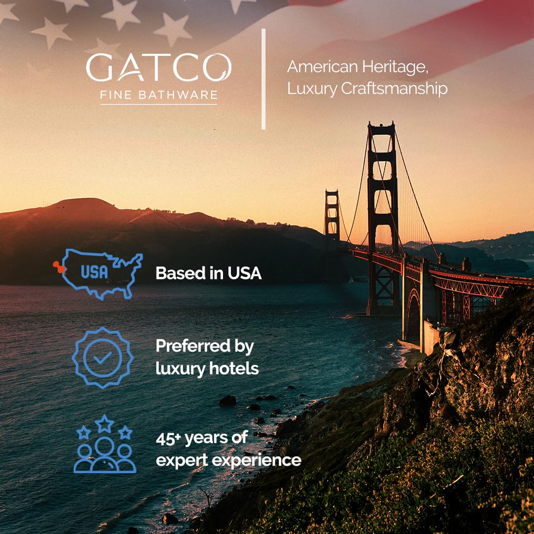 Gatco 1436Bz Pedestal Toilet Paper Holder, Bronze,Large