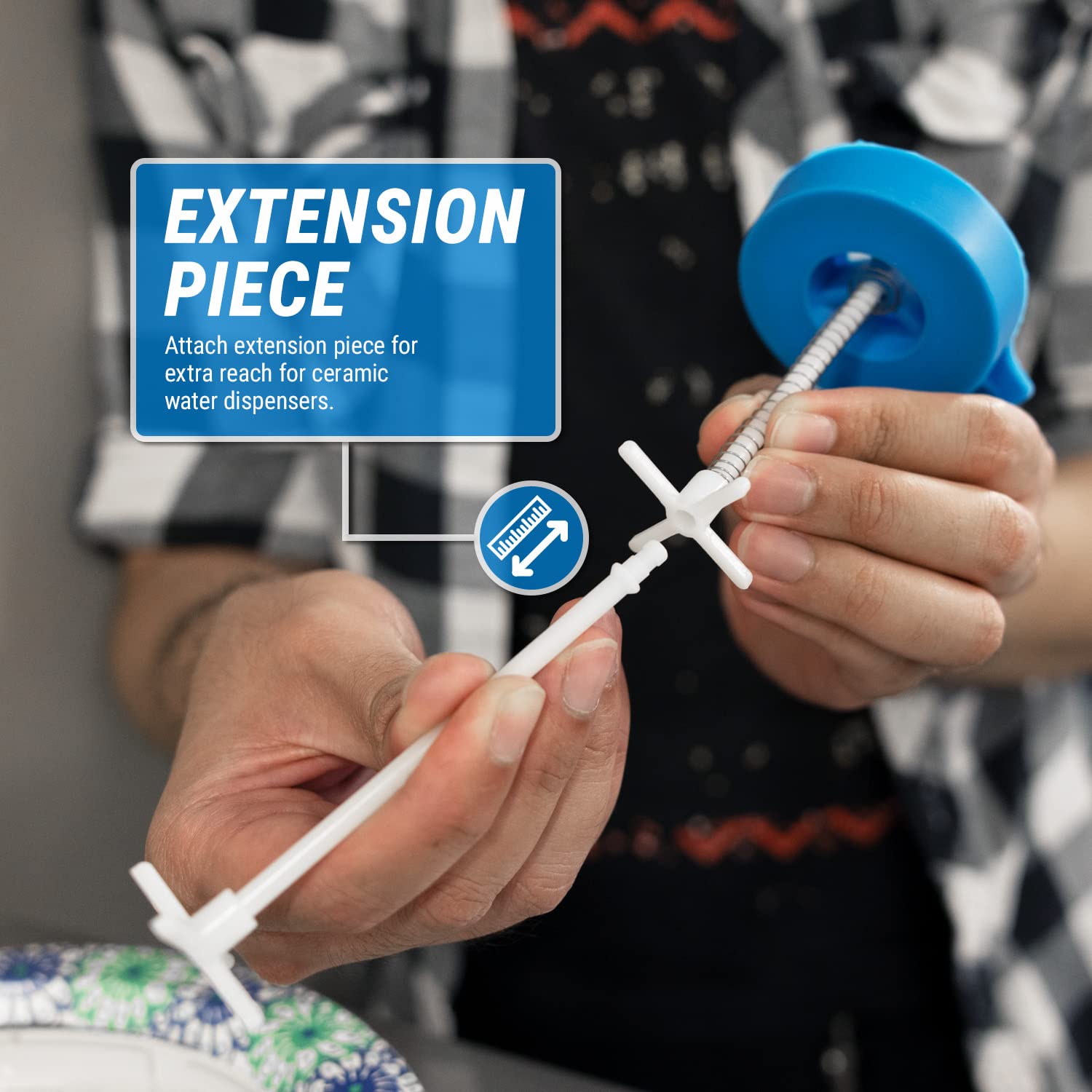 2Pk Trrwc01 Reusable No-Splash Cap For 48Mm Screw Top/Snap On Crown Top (Needs To Remove Inside White Ring) 3 & 5 Gallon Bottles