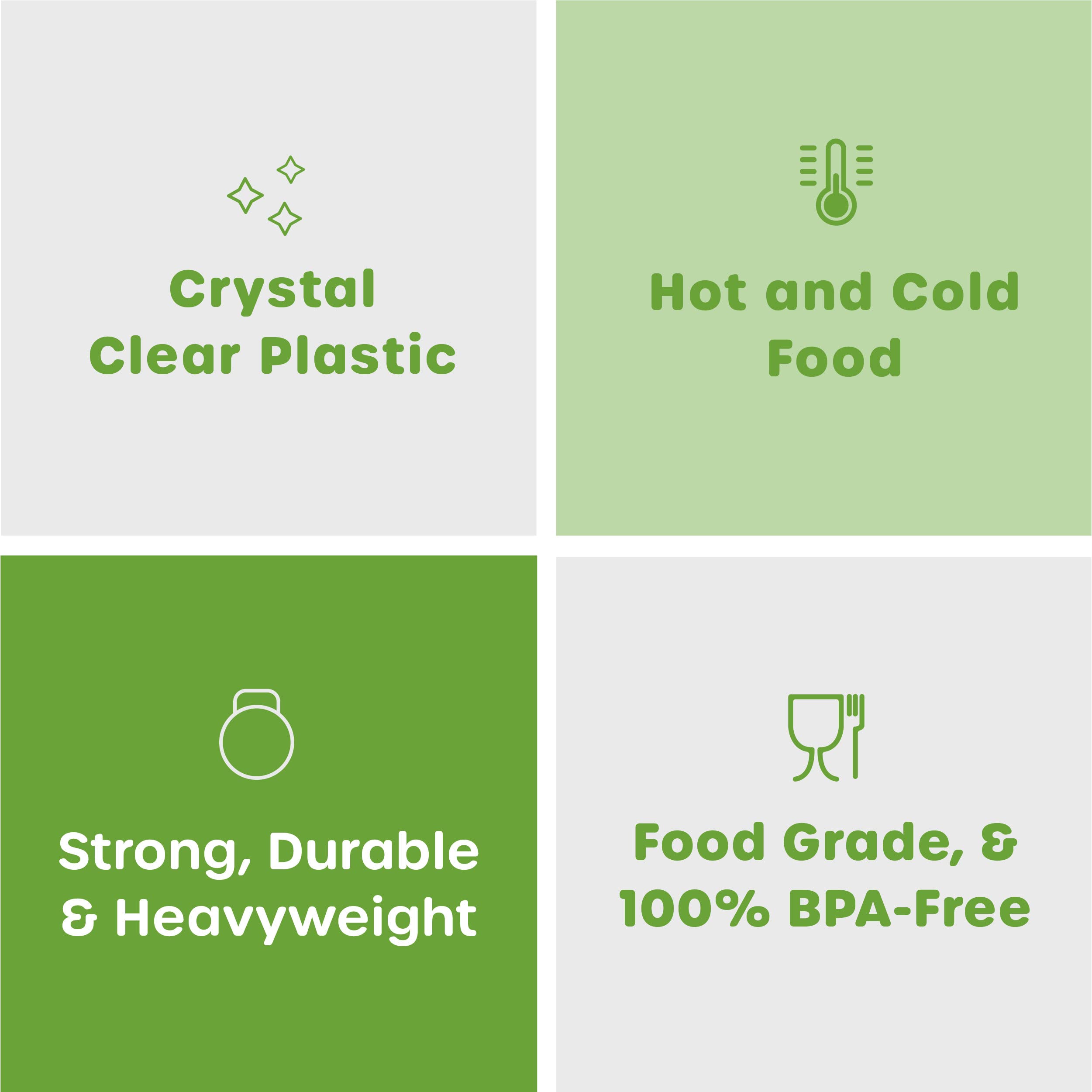 Comfy Package [300 Pack] Heavyweight Disposable Clear Plastic Forks - Engraved Design