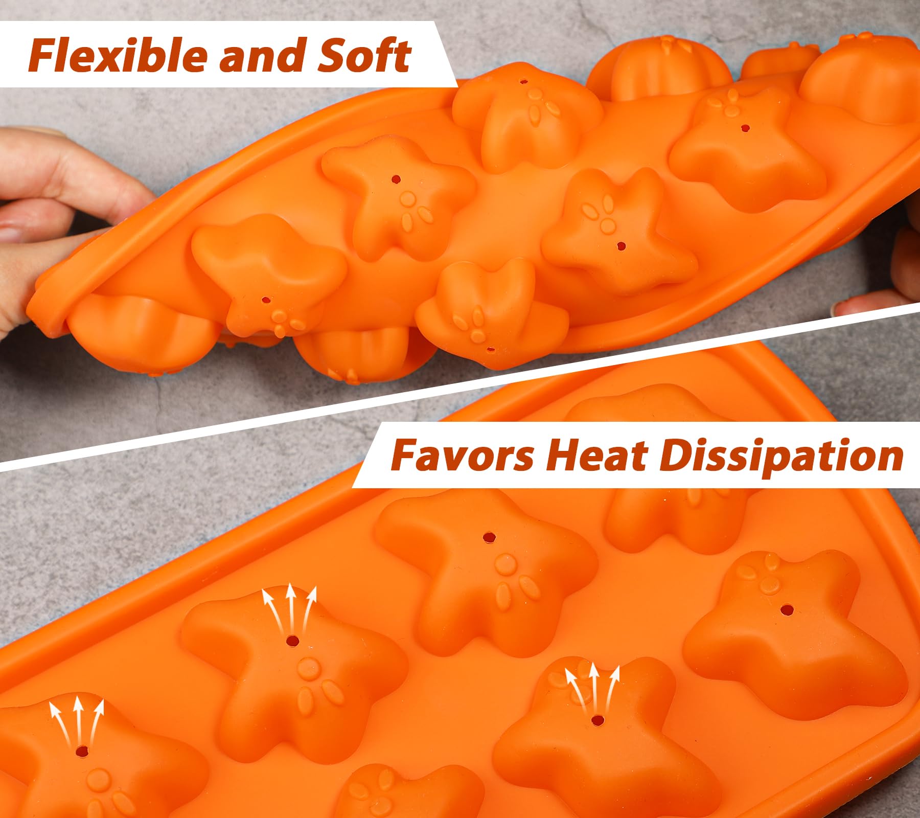 Webake Cake Pop Mold Shaped With Ghost For Halloween, 50 Pcs Sticks Halloween Cake Pop Maker Kit, Silicone Cake Pop Molds For Ca