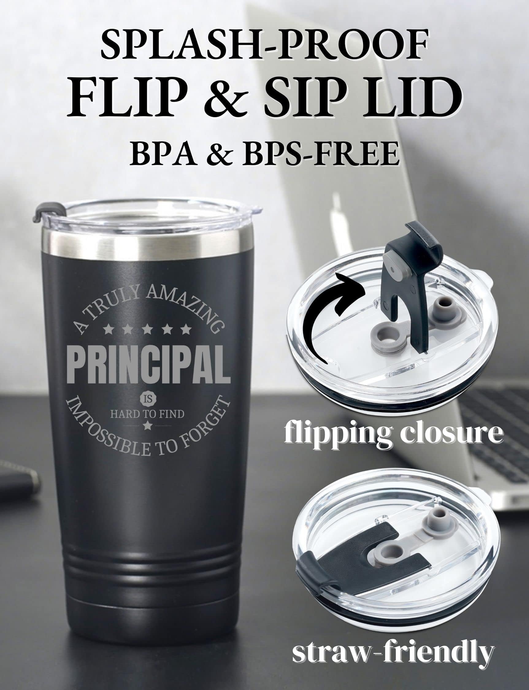 Onebttl Principal Appreciation Gifts For Men Women, 20Oz Stainless Steel Tumbler For Principal Day, Appreciation Week, Christmas