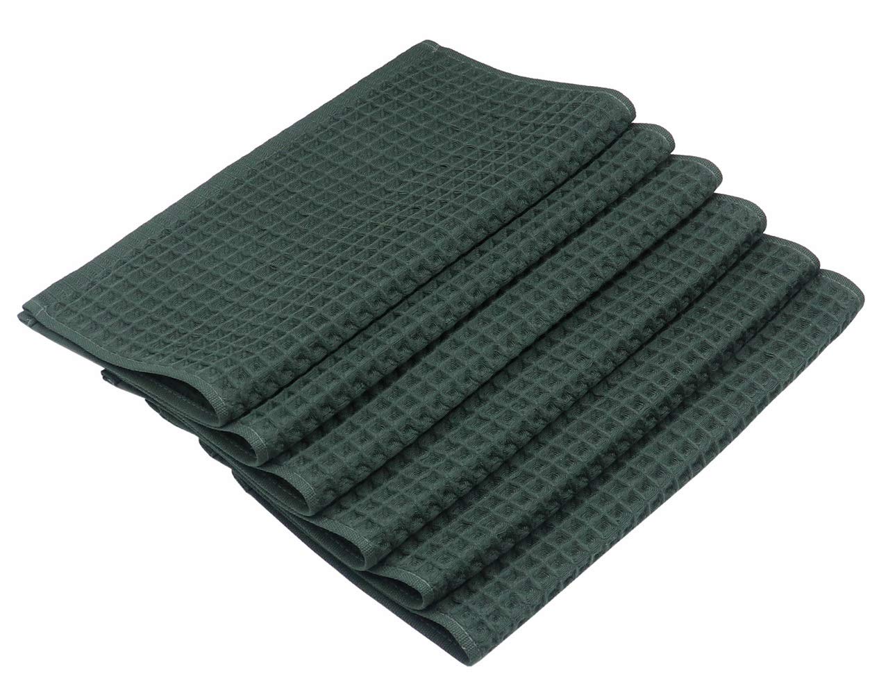 Gqzluck 100% Natural Cotton Kitchen Towels Dish Towels Classic Waffle Weave Dish Cloths, Soft Ultra Absorbent Kitchen Hand Towel