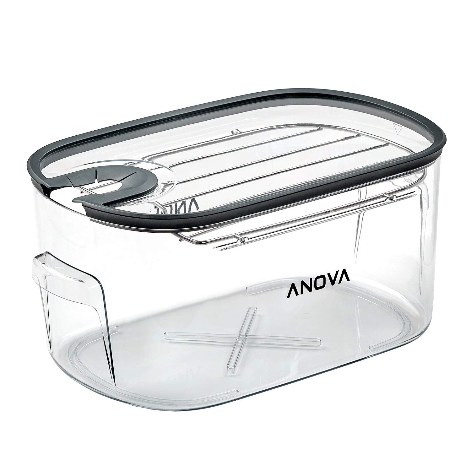 Anova Culinary Antc01 Sous Vide Cooker Cooking Container, Holds Up To 16L Of Water, With Removable Lid And Rack
