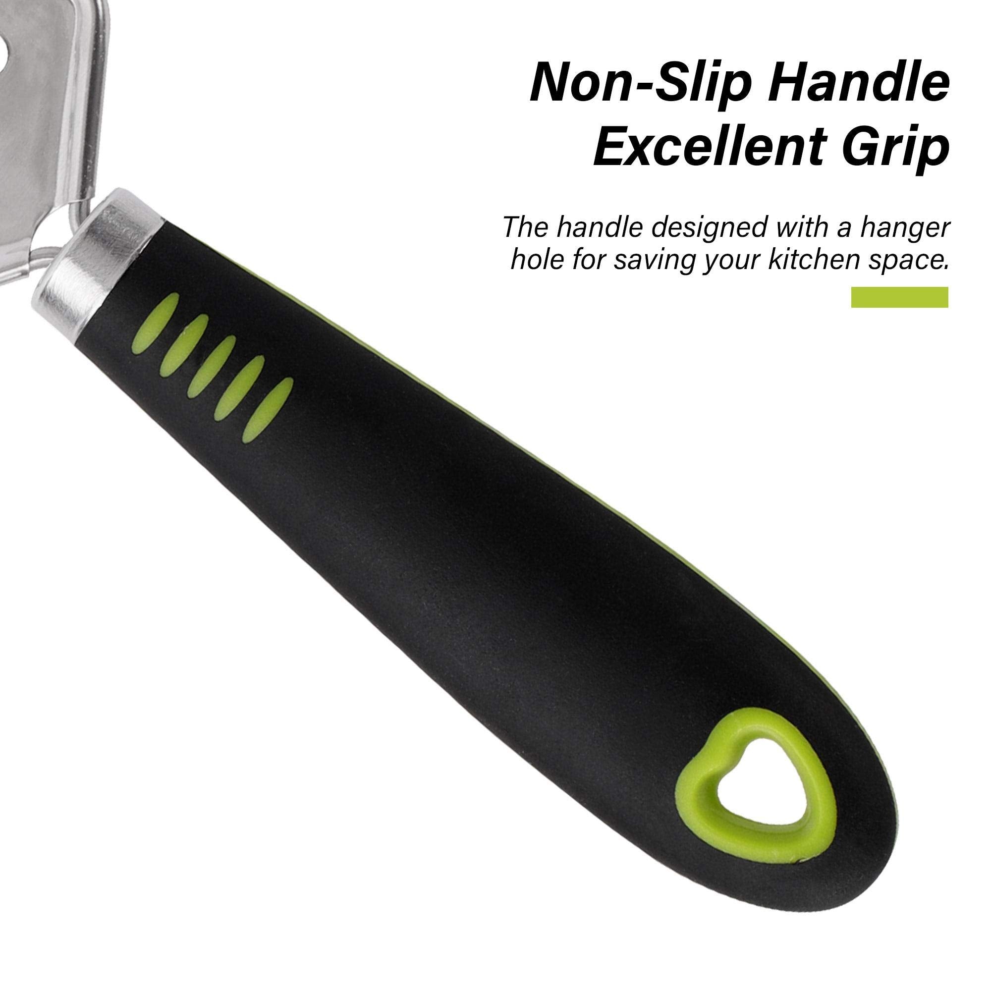 Uxcell Cheese Grater Stainless Steeel, Cheese Grater With Handle, Handheld Cheese Grater For Parmesan Cheese, Vegetables, Lemon,