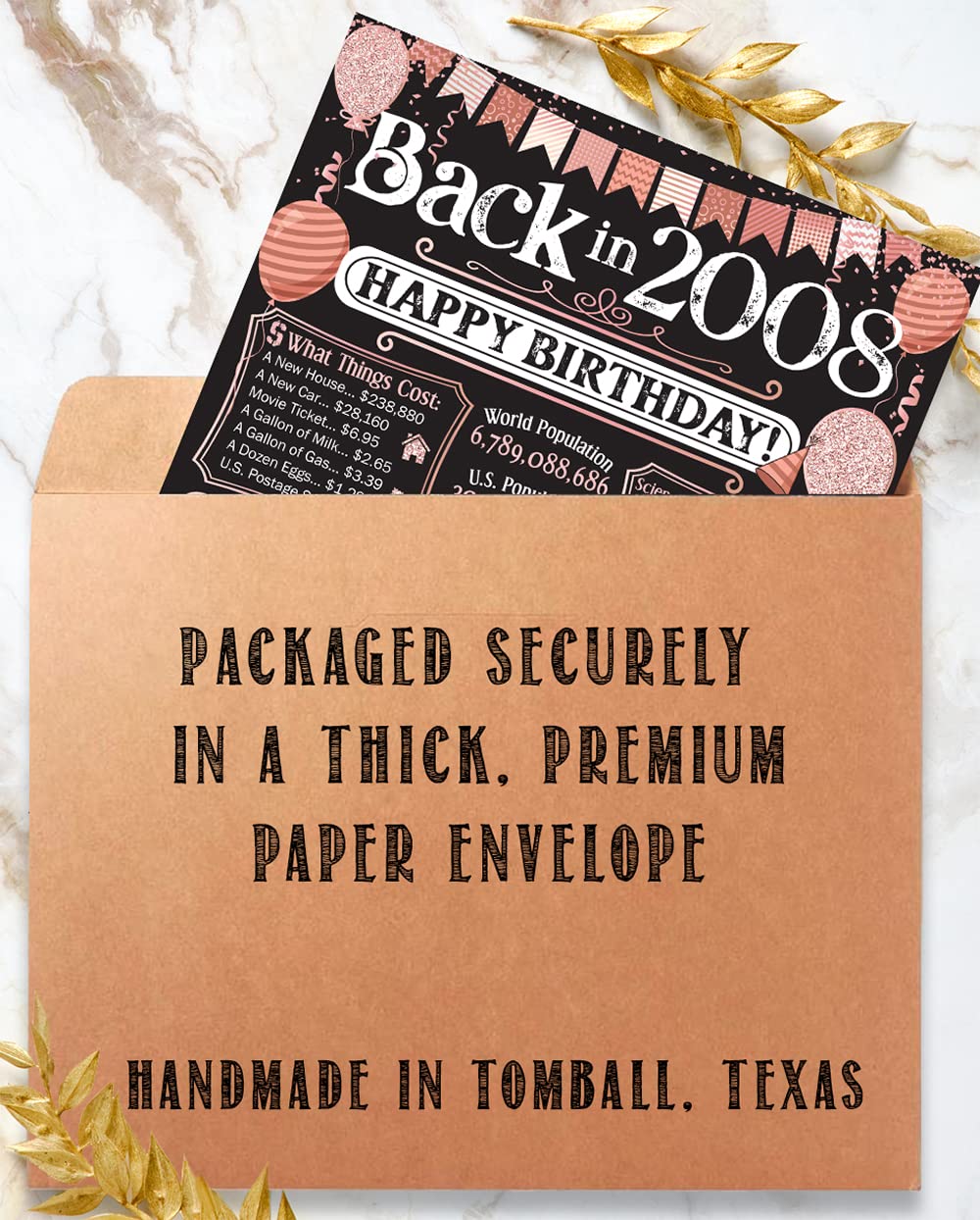 17th Birthday Party Decorations for 17th Birthday (Seventeen) - Remembering The Year 2008 - Party Supplies - Gifts for Men and W