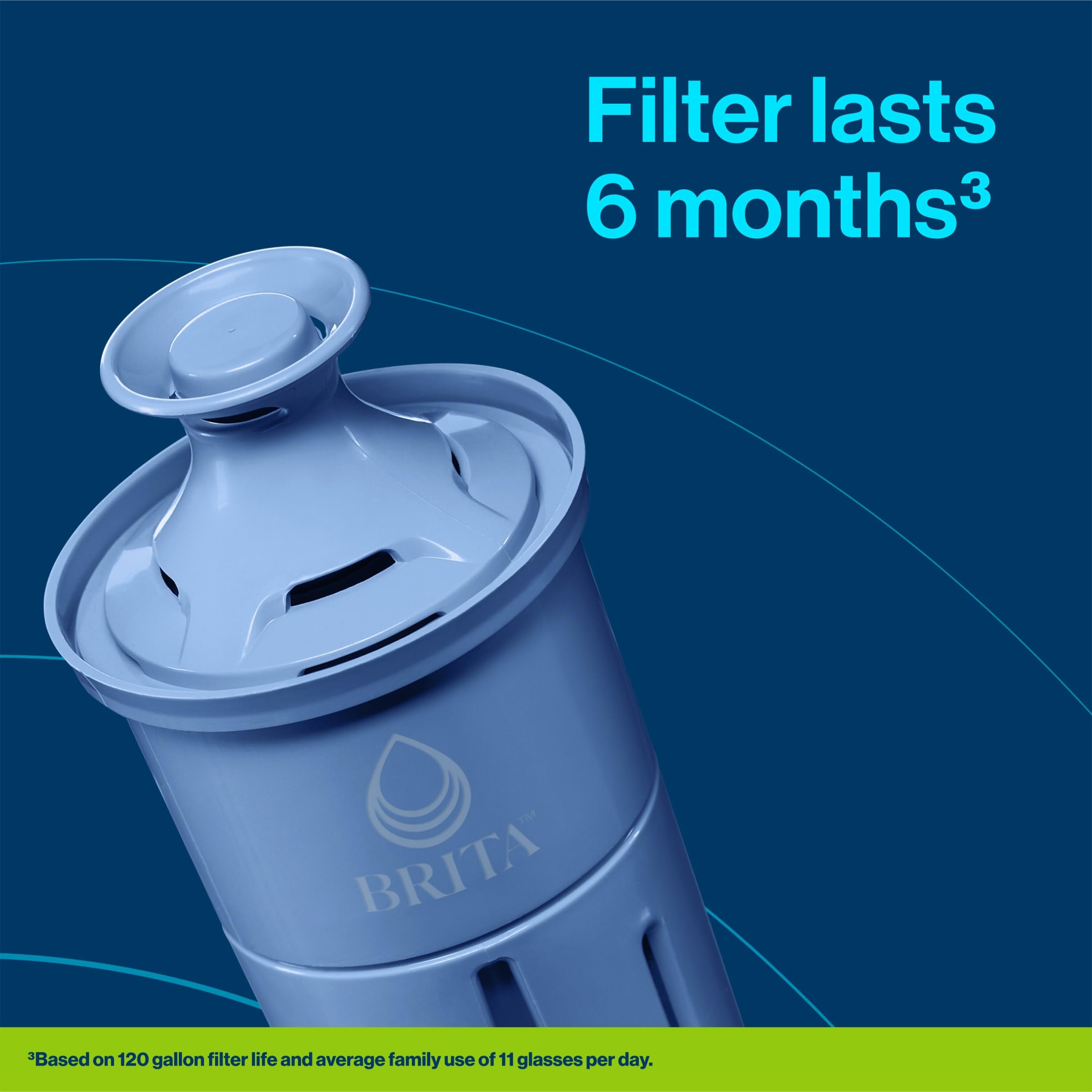 Brita Everyday Elite Water Filter Pitcher With Smartlight Filter Change Indicator, Bpa-Free, Replaces 1,800 Plastic Water Bottle