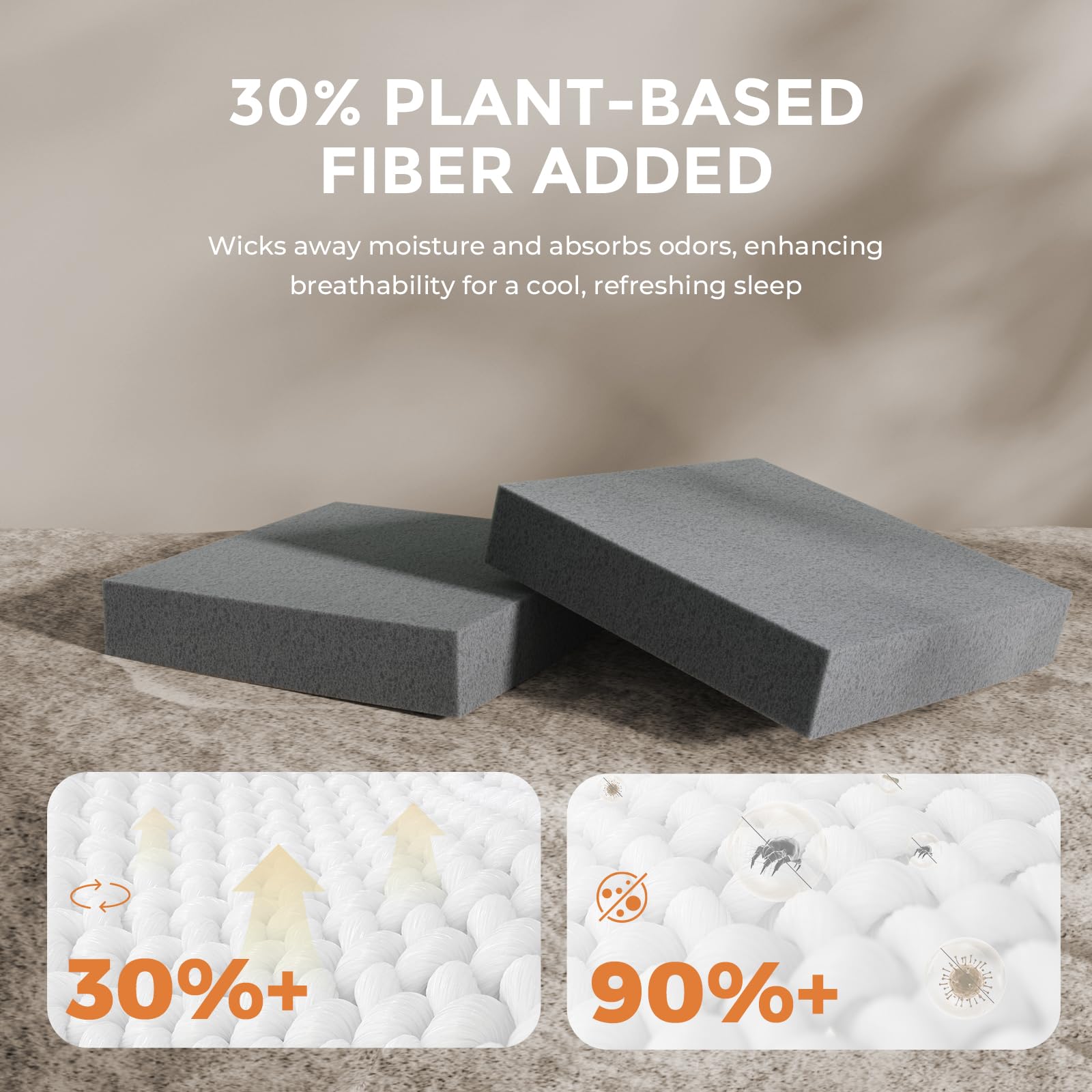 Sweetnight Full Size Mattress 10 Inch Full Memory Foam Mattress In A Box For Pressure Relief & Motion Isolation, Plush Full Bed