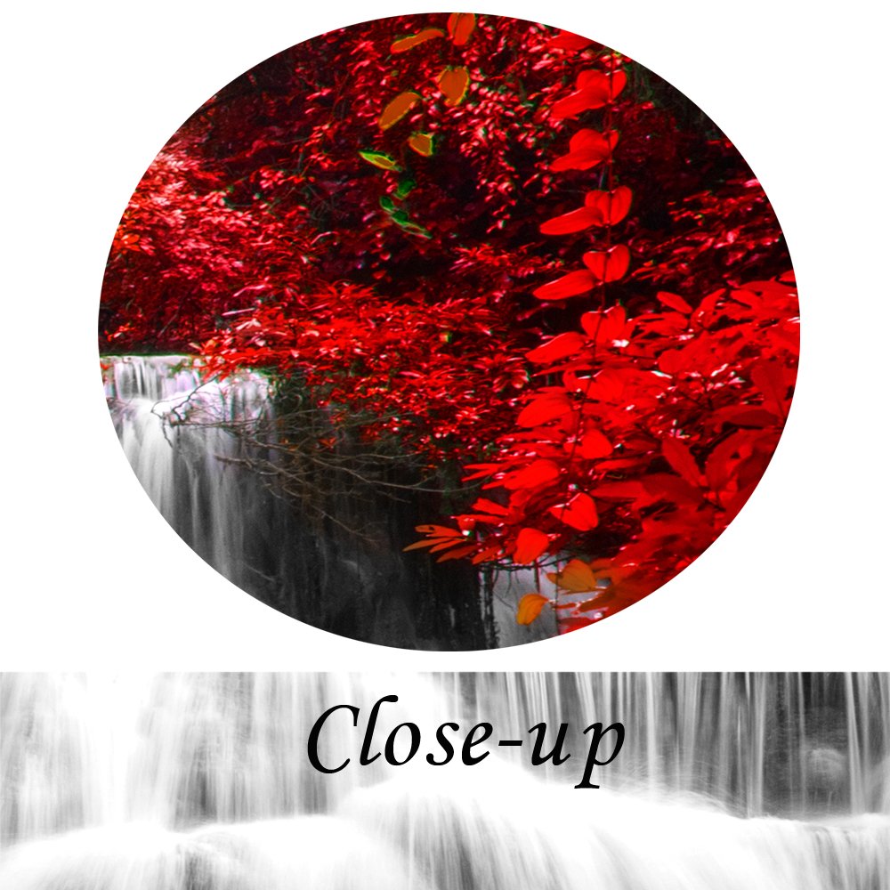KREATIVE ARTS Black White and Red Canvas Wall Art 3 Pieces Red Woods Waterfall Canvas Print Landscape Paintings Framed Picture for Office and Home D?cor Ready to Hang 16x24inchx3pcs