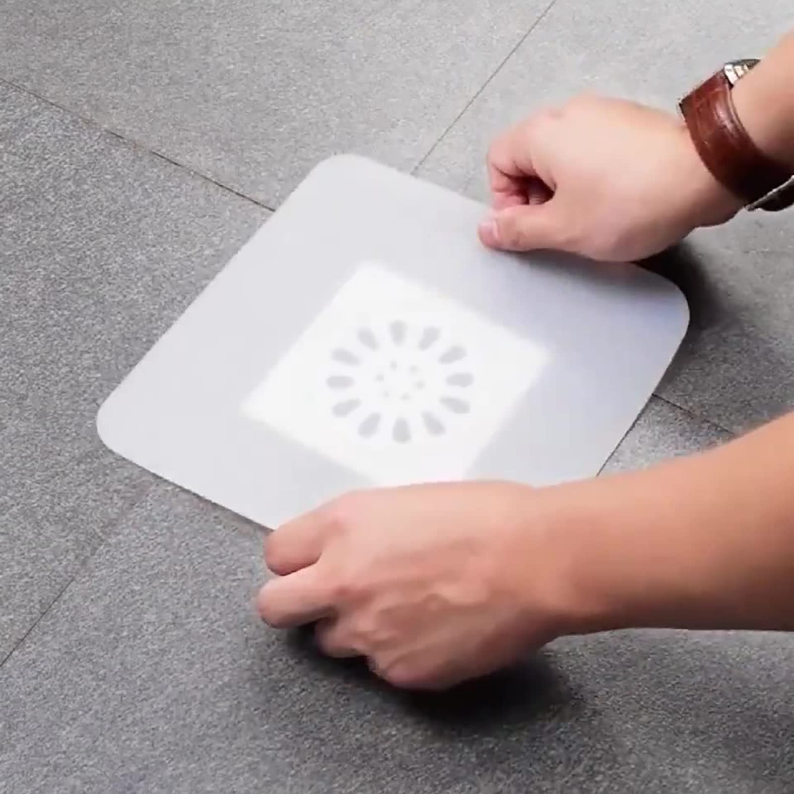 Shower Drain Cover, Silicone Floor Drain Cover, Shower Drain Stopper Matt To Prevent Drain Odor, Rubber Floor Drain Smell Stoppe