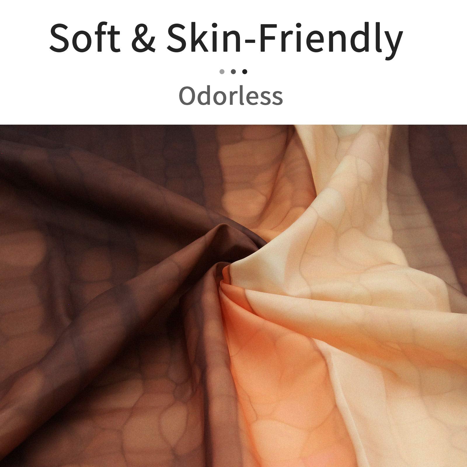 Gibelle Small Stall Shower Curtain 36 X 72, Half Narrow Brown Fabric Shower Curtain Set With Hooks, Cool Glass Texture And Vinta