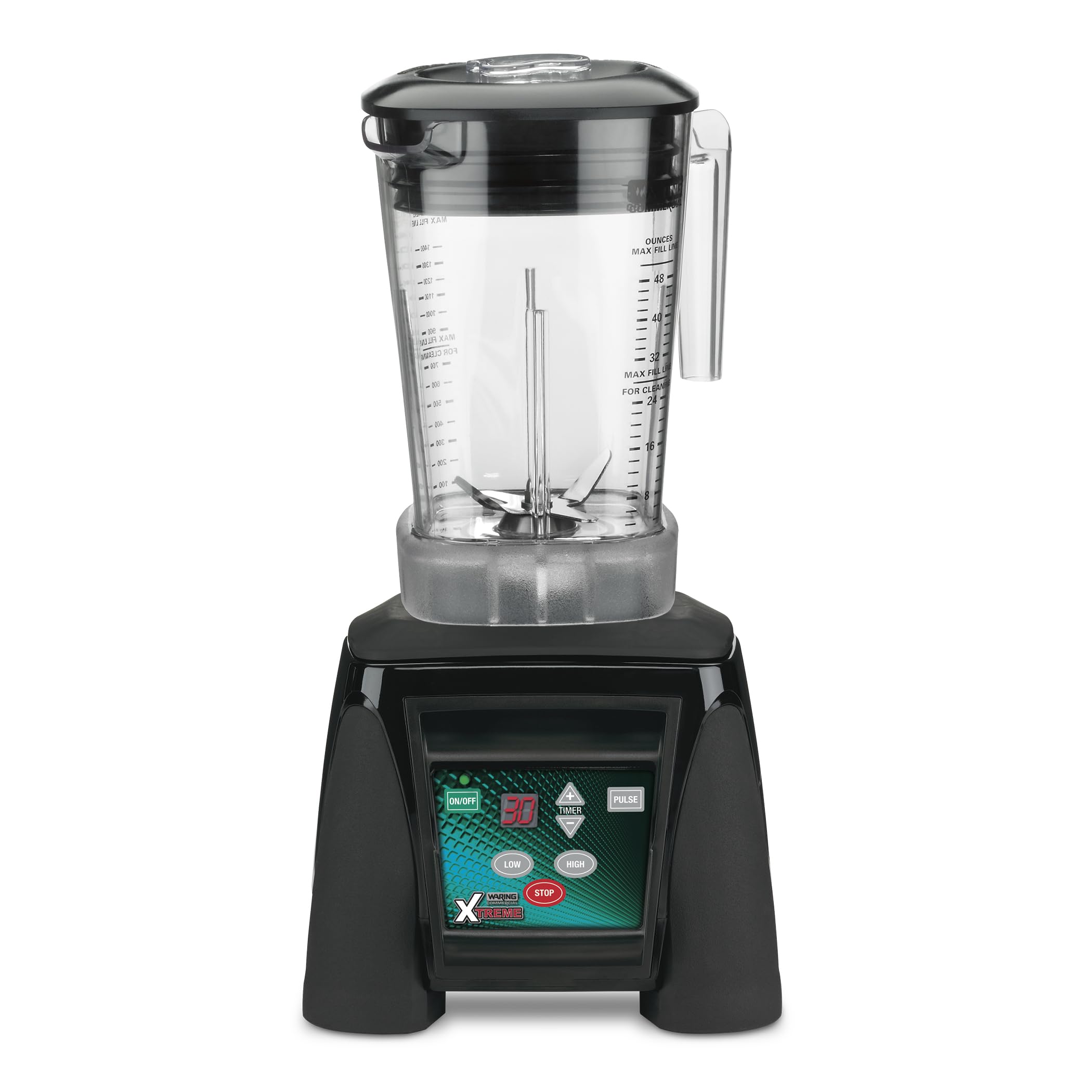 Waring Commercial Xtreme Blender, 3.5 Horsepower Motor, Electronic Keypad with Timer & 48 oz Copolyester Jar for Bars & Restaura