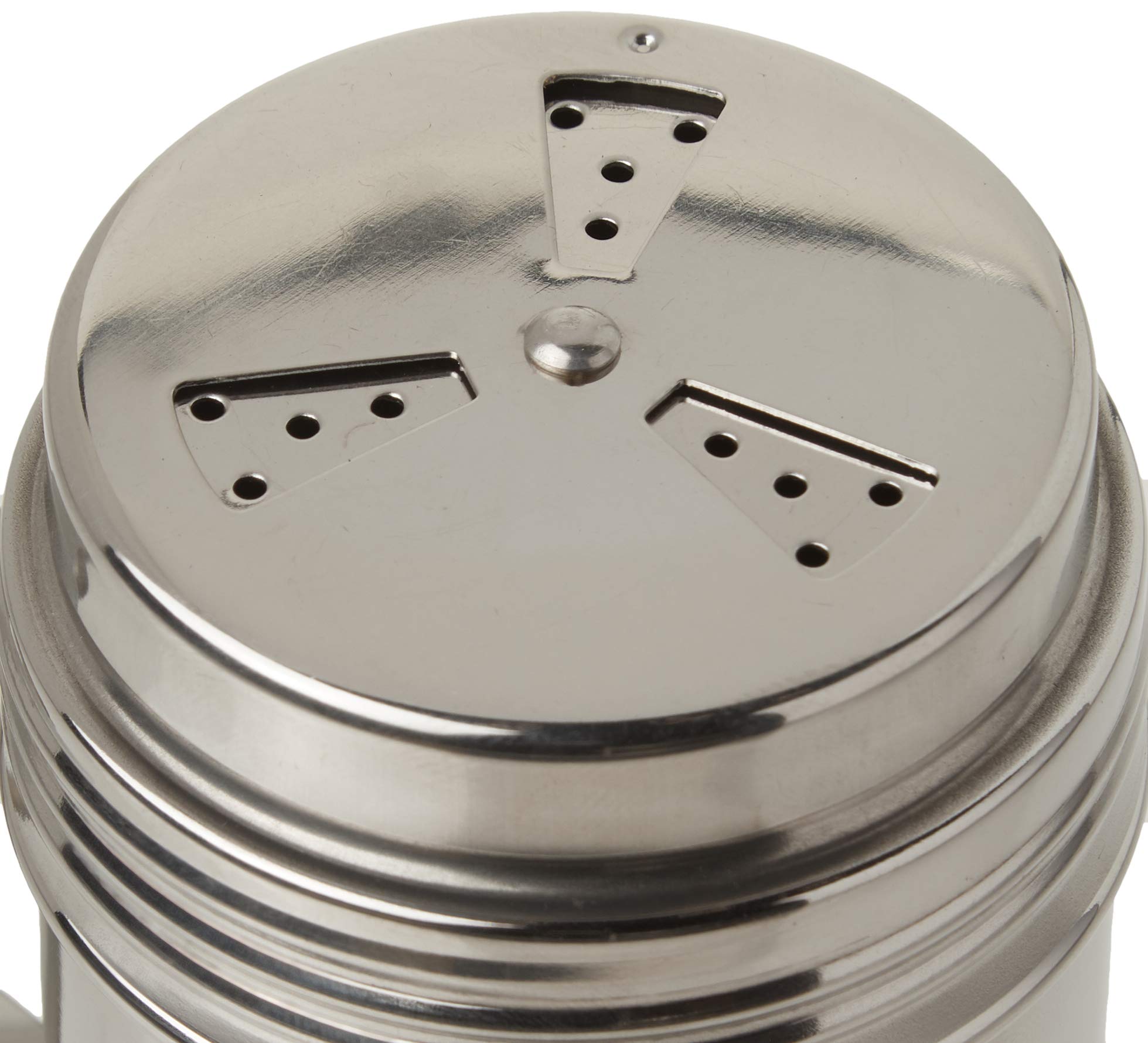 Tablecraft, 10 Oz, Silver Stainless Steel Dry Rub Shaker With Handle, 10-Ounce