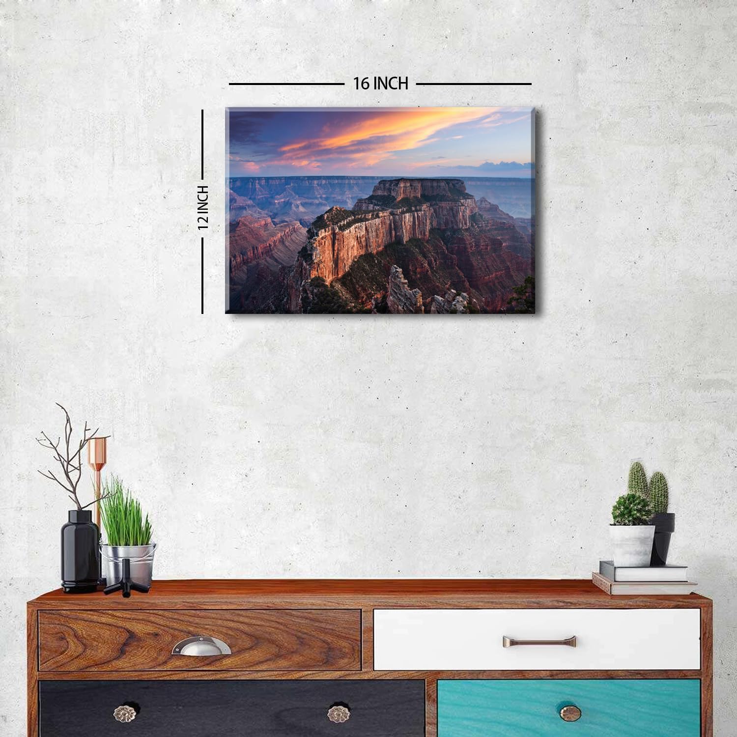Mountain Wall Art Grand Canyon Landscape Wall Decor Arizona National Park Posters For Living Room Office Decor Nature Mountains