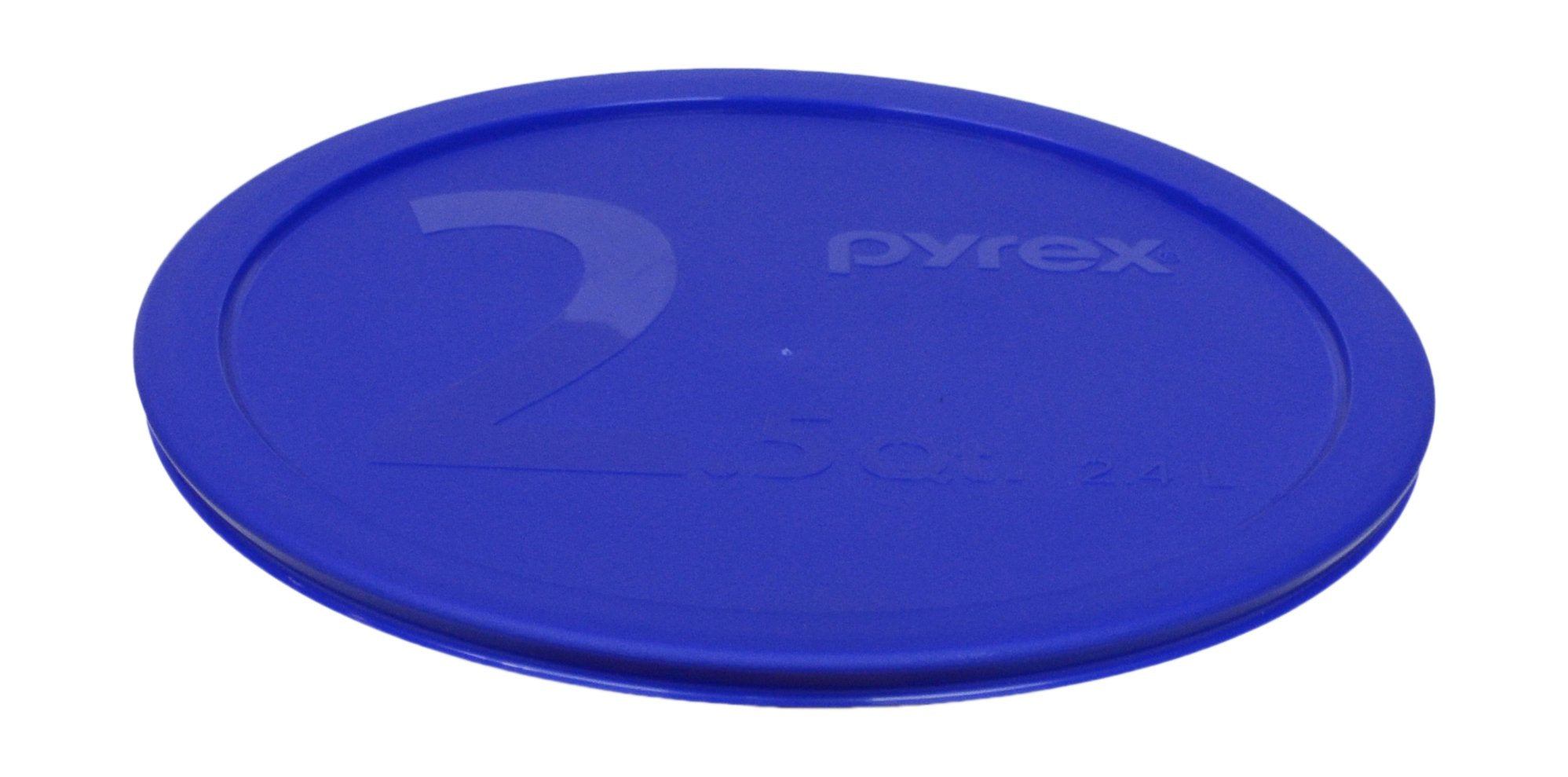 Pyrex Bundle - 2 Items: 325-PC 2.5qt Blue Plastic Food Storage Lids Made in the USA
