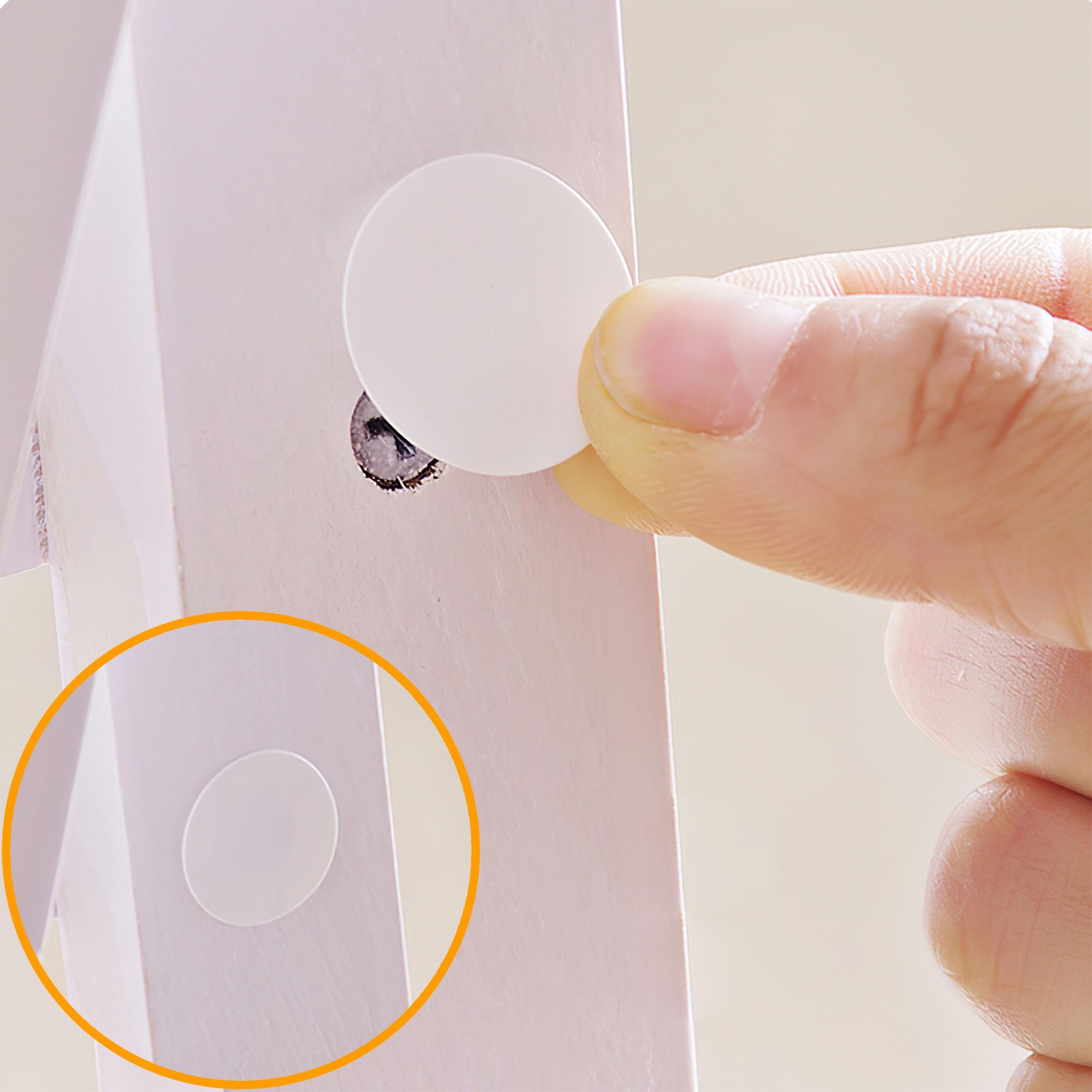 Inknote 648 Pcs 12 Colors Self-Adhesive Screw Holes Covers Stickers Pvc Dustproof For Wood Furniture Cabinet Wall Desk Chair Boo